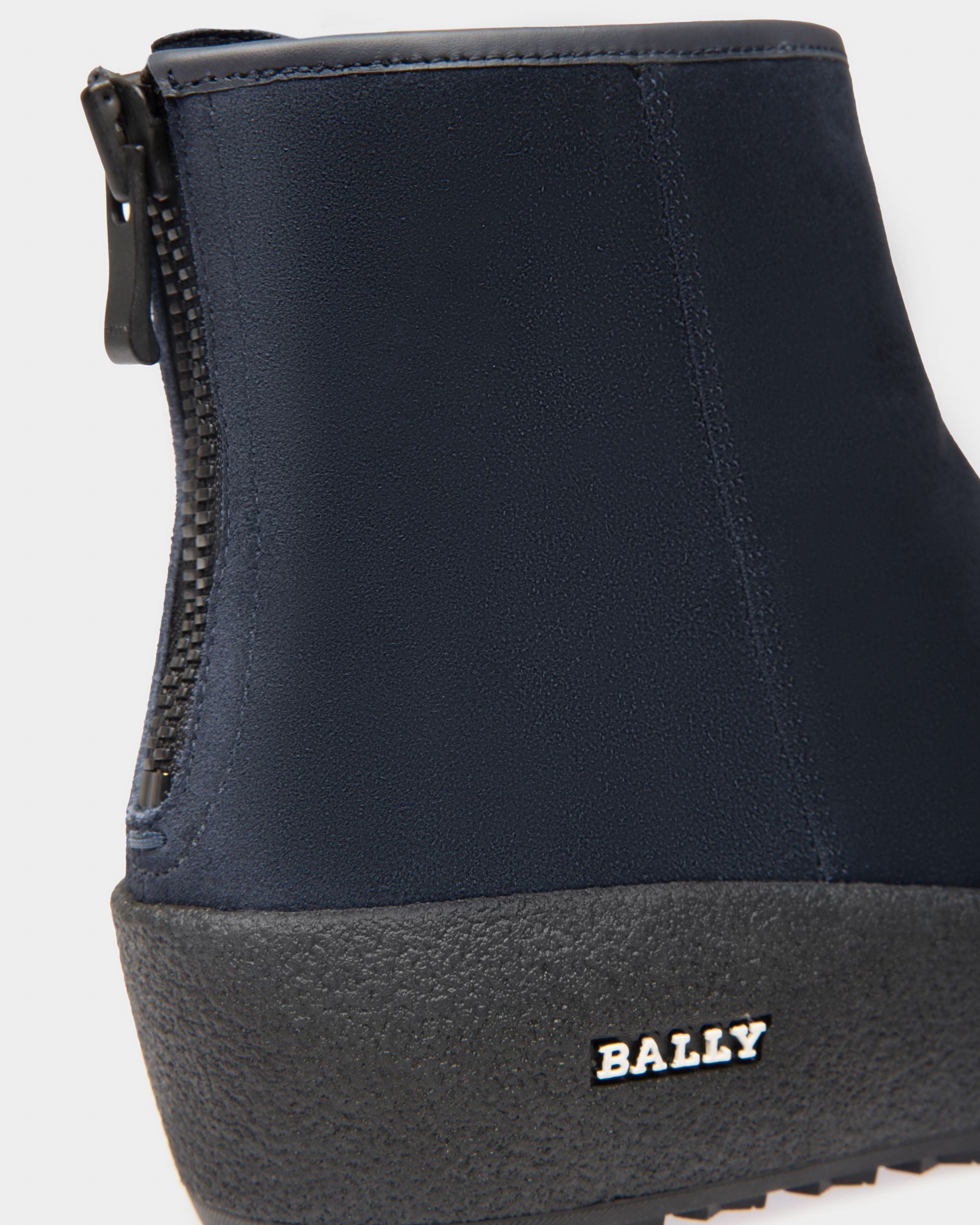 Guard Botines De Piel De Color Azul Marino - Mujer - Bally - 06