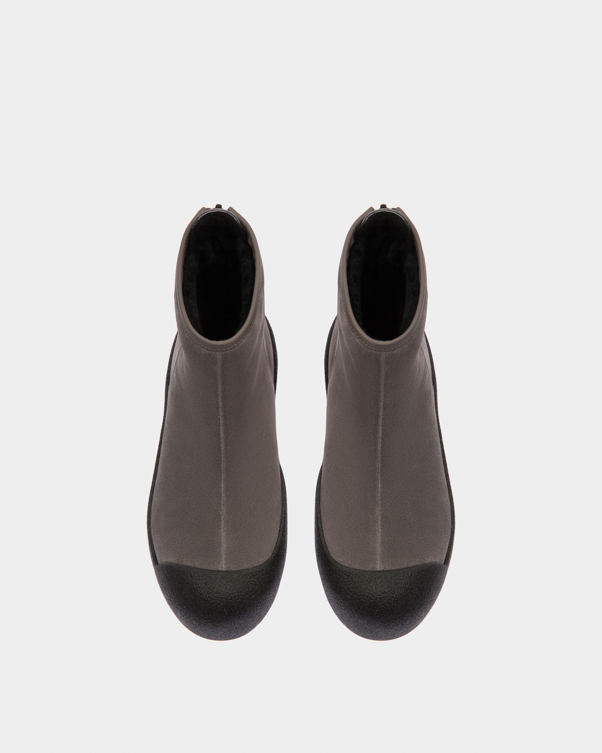 Guard Ii Botas De Nieve De Piel En Mineral Oscuro - Mujer - Bally - 02