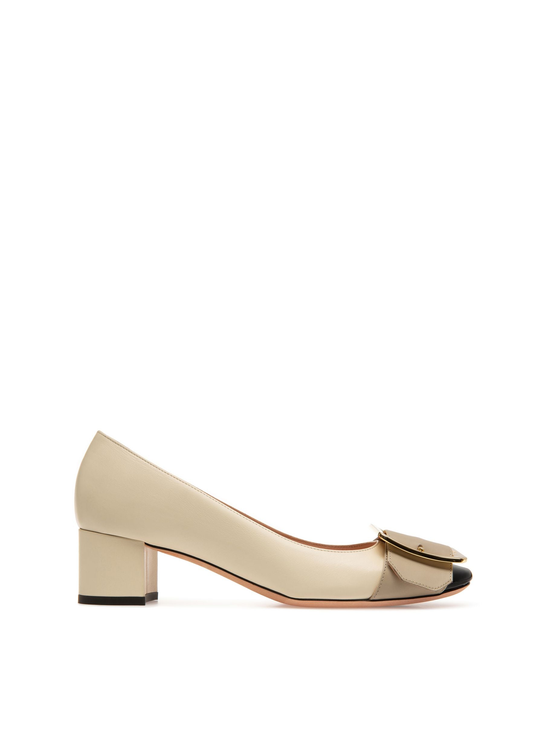 Bell Du Jour Pumps In Beige Leather - Women's - Bally - 01