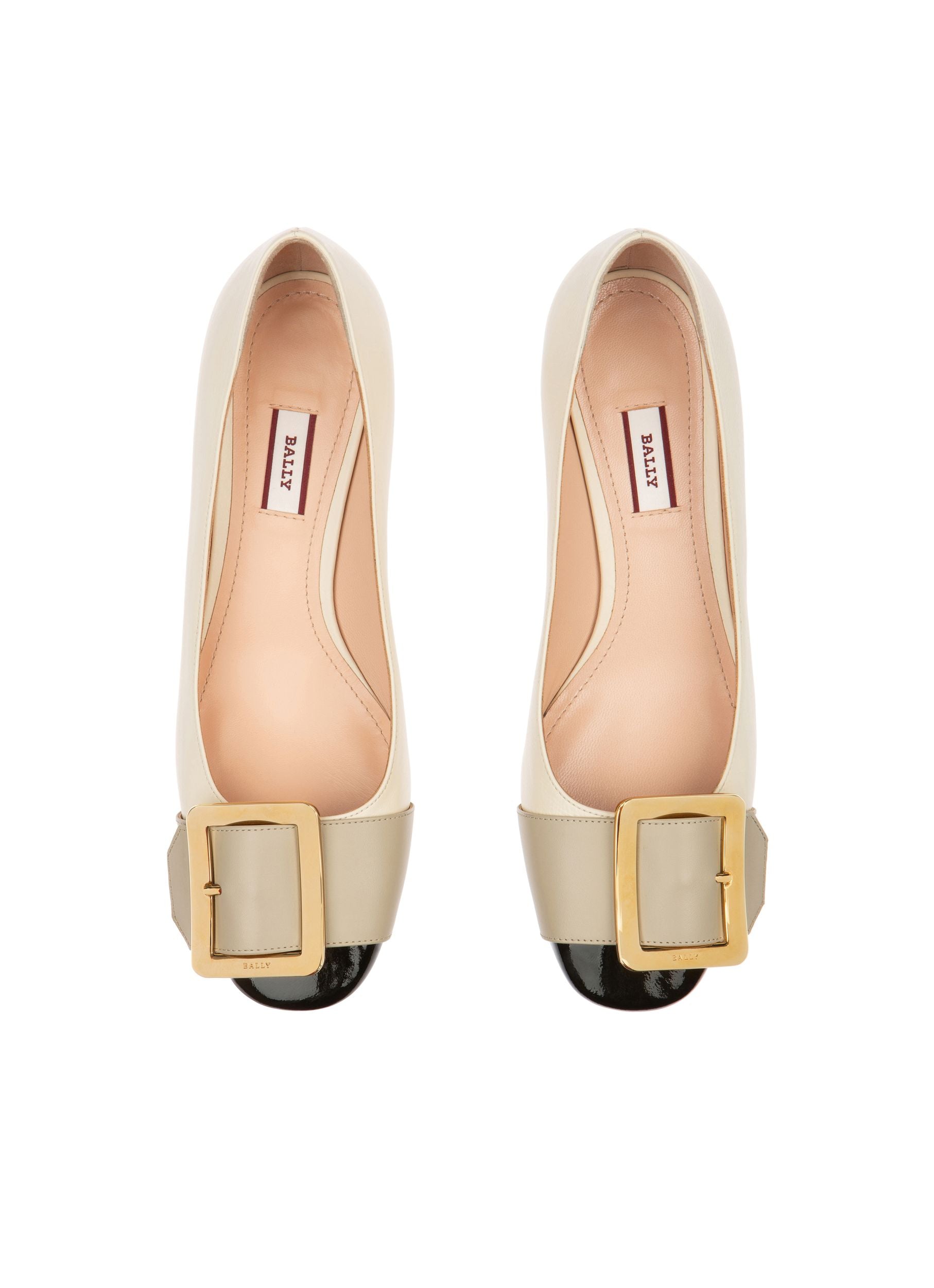Bell Du Jour Pumps In Beige Leather - Women's - Bally - 02