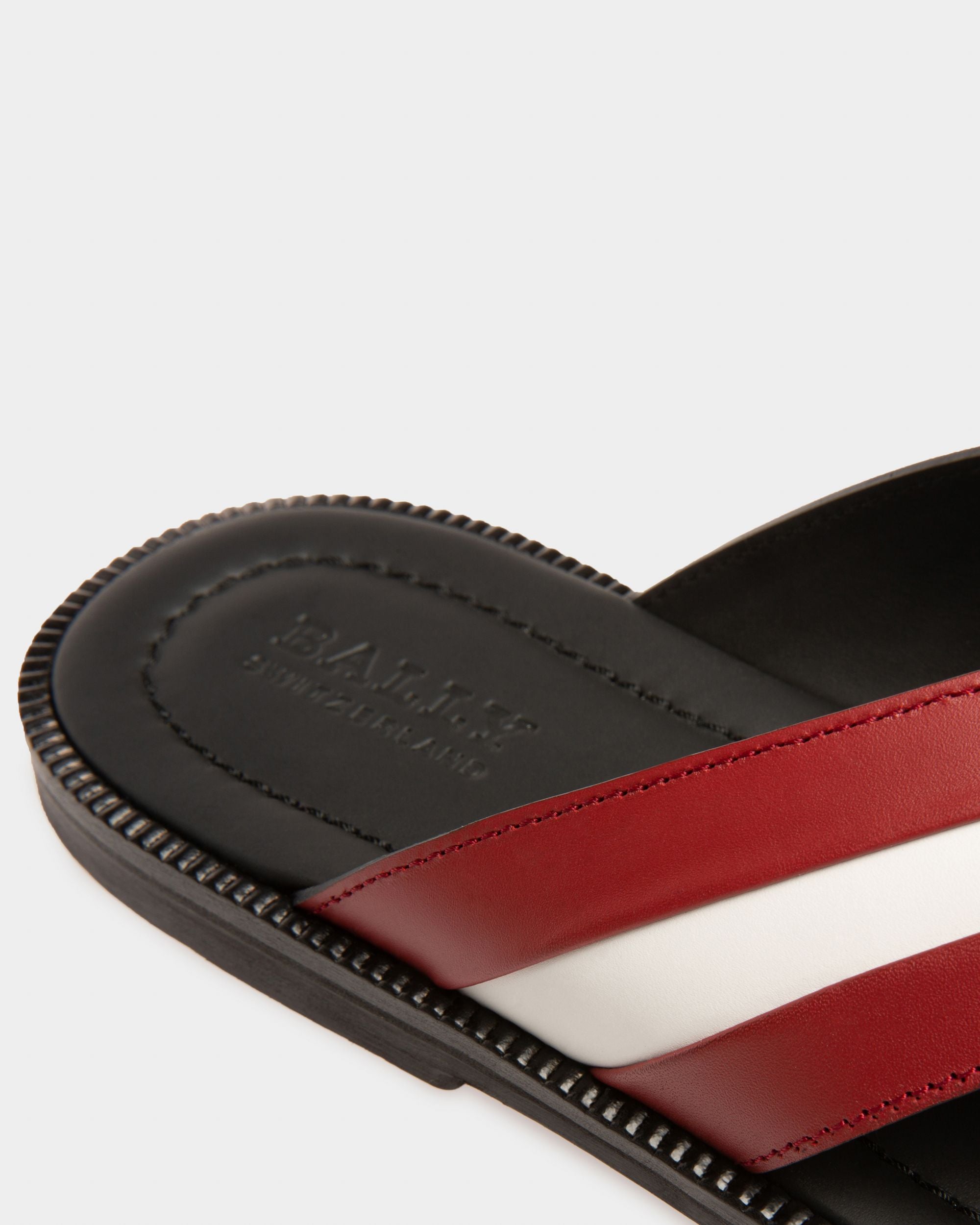 Sandalia Jaabir De Piel Negra - Hombre - Bally - 05