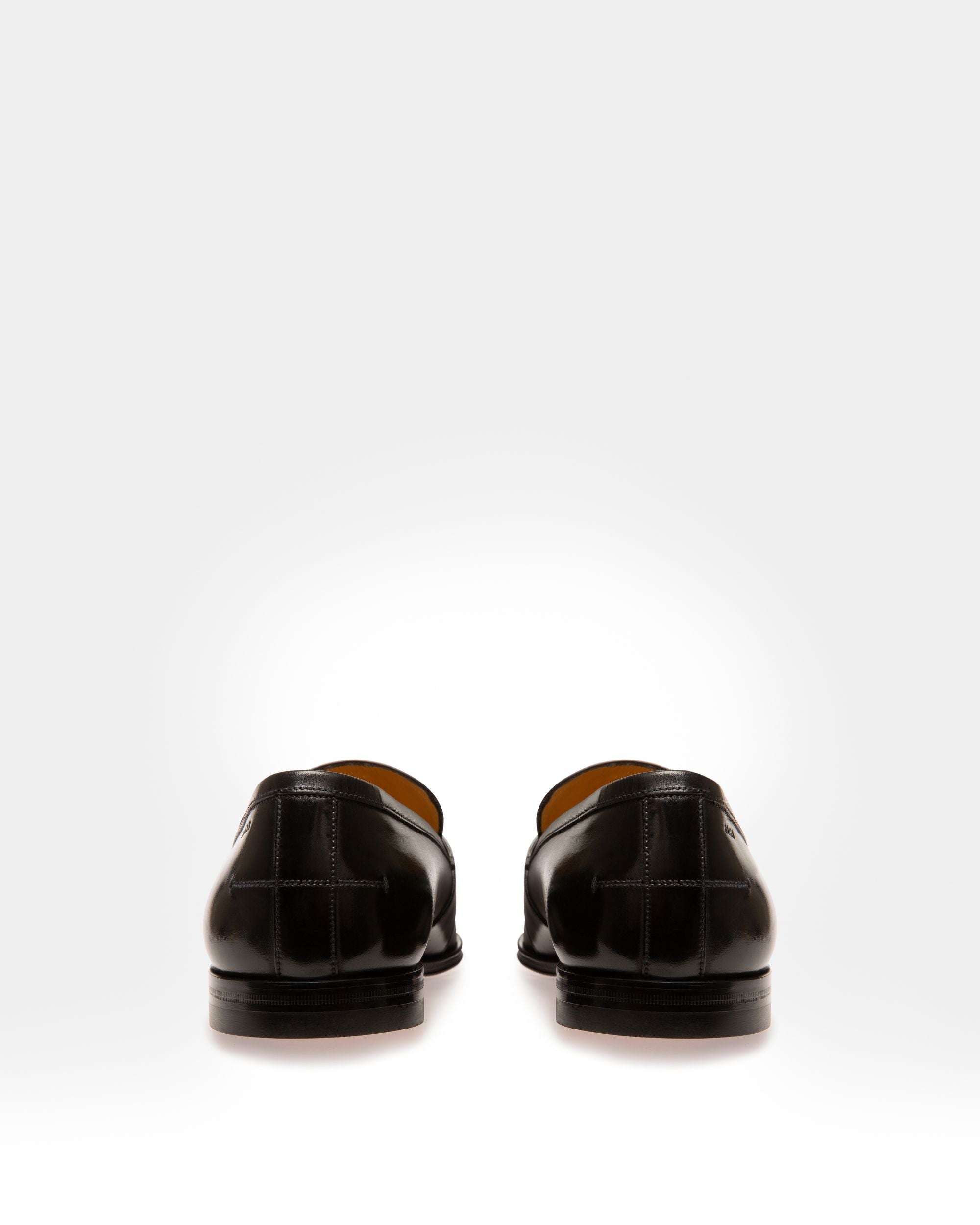 Wesper Leather Loafers In Black - Men's - Bally - 04