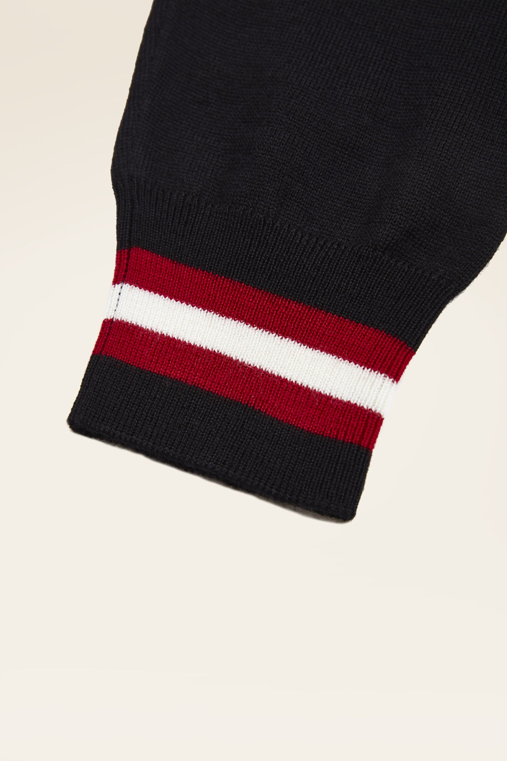 Men's Black Neck Sweater - Men's - Bally - 02
