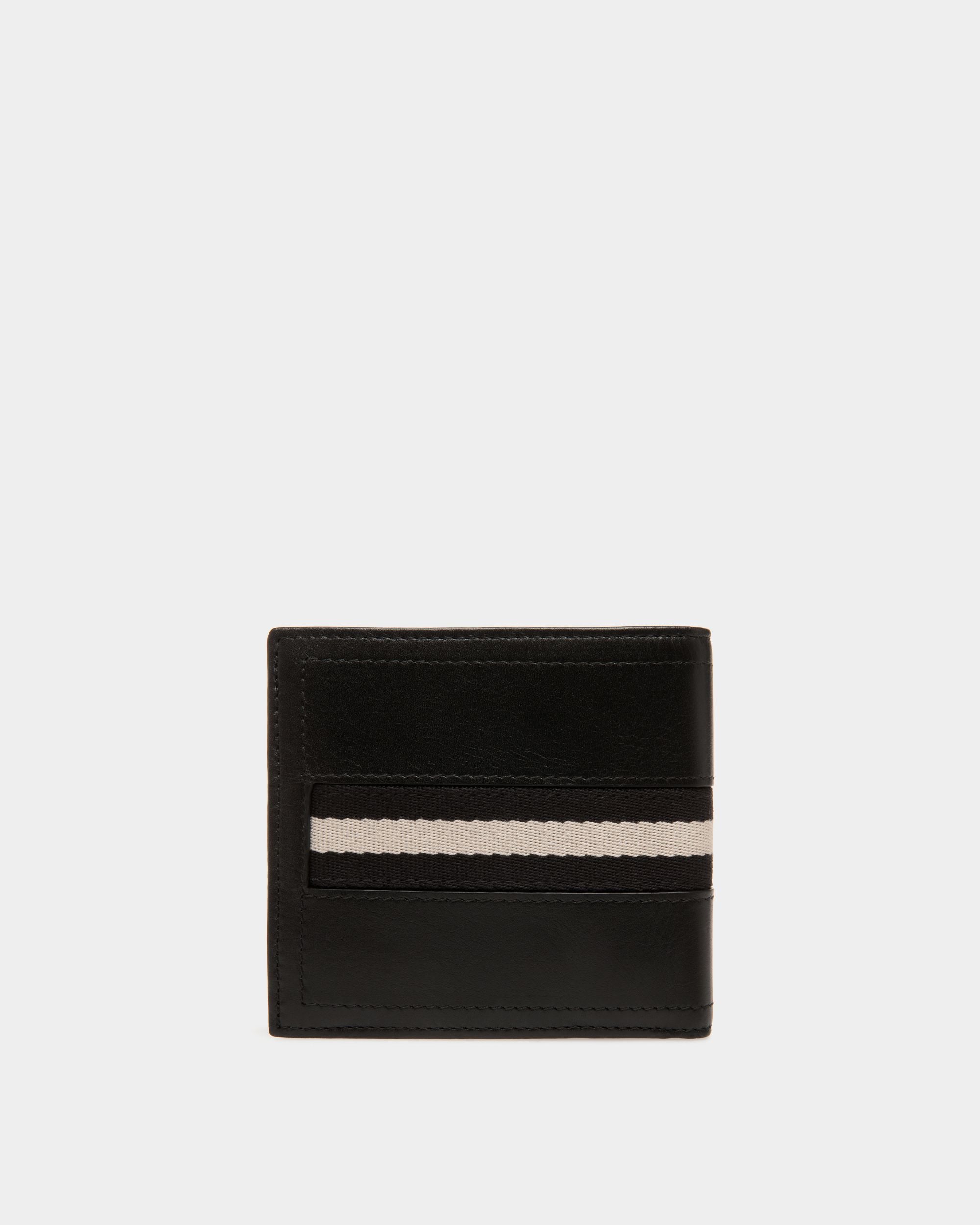 Coin Wallet In Black Leather - Men's - Bally - 02