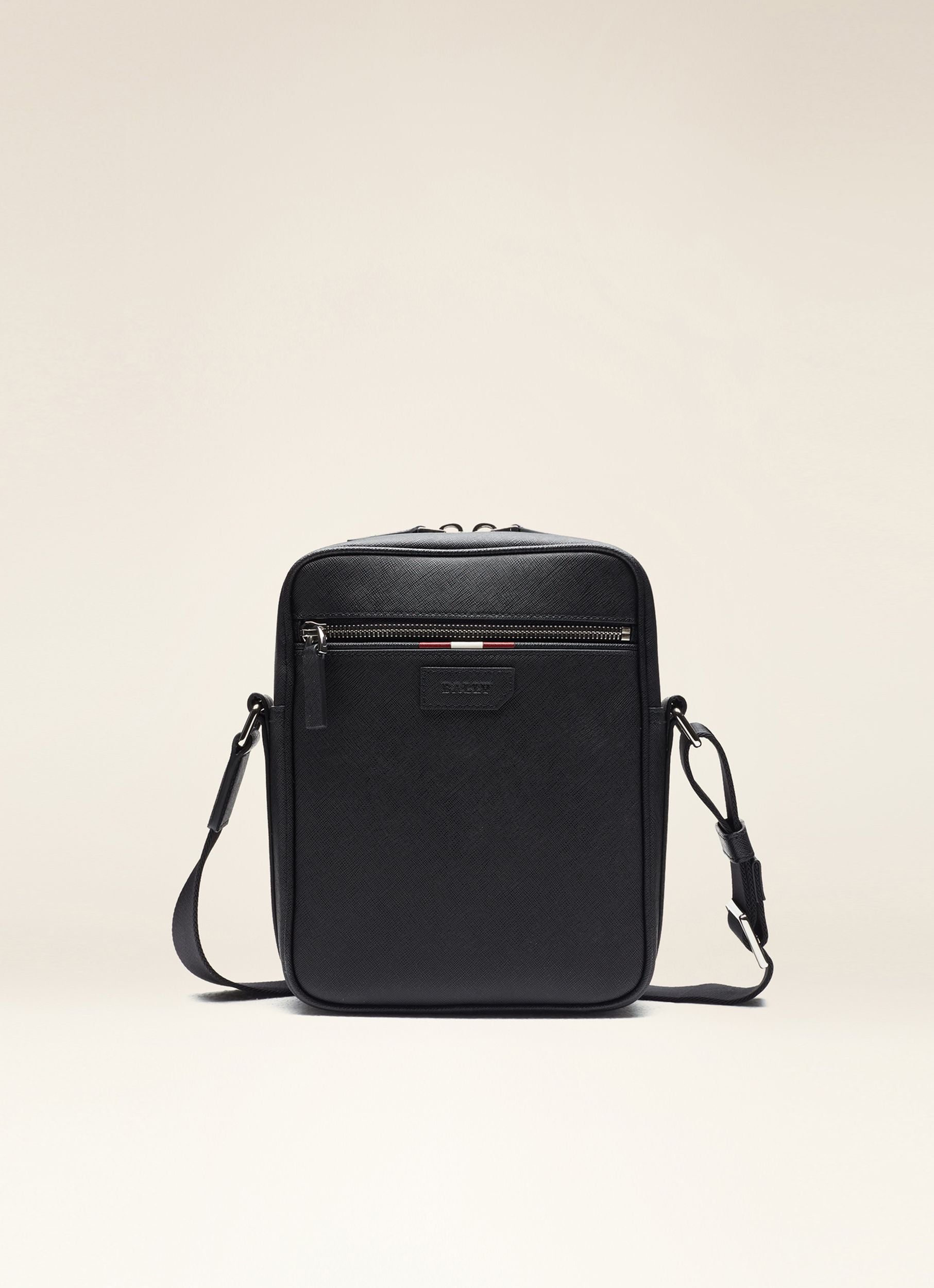 Men's Black Casual Crossbody Bag - Men's - Bally - 01