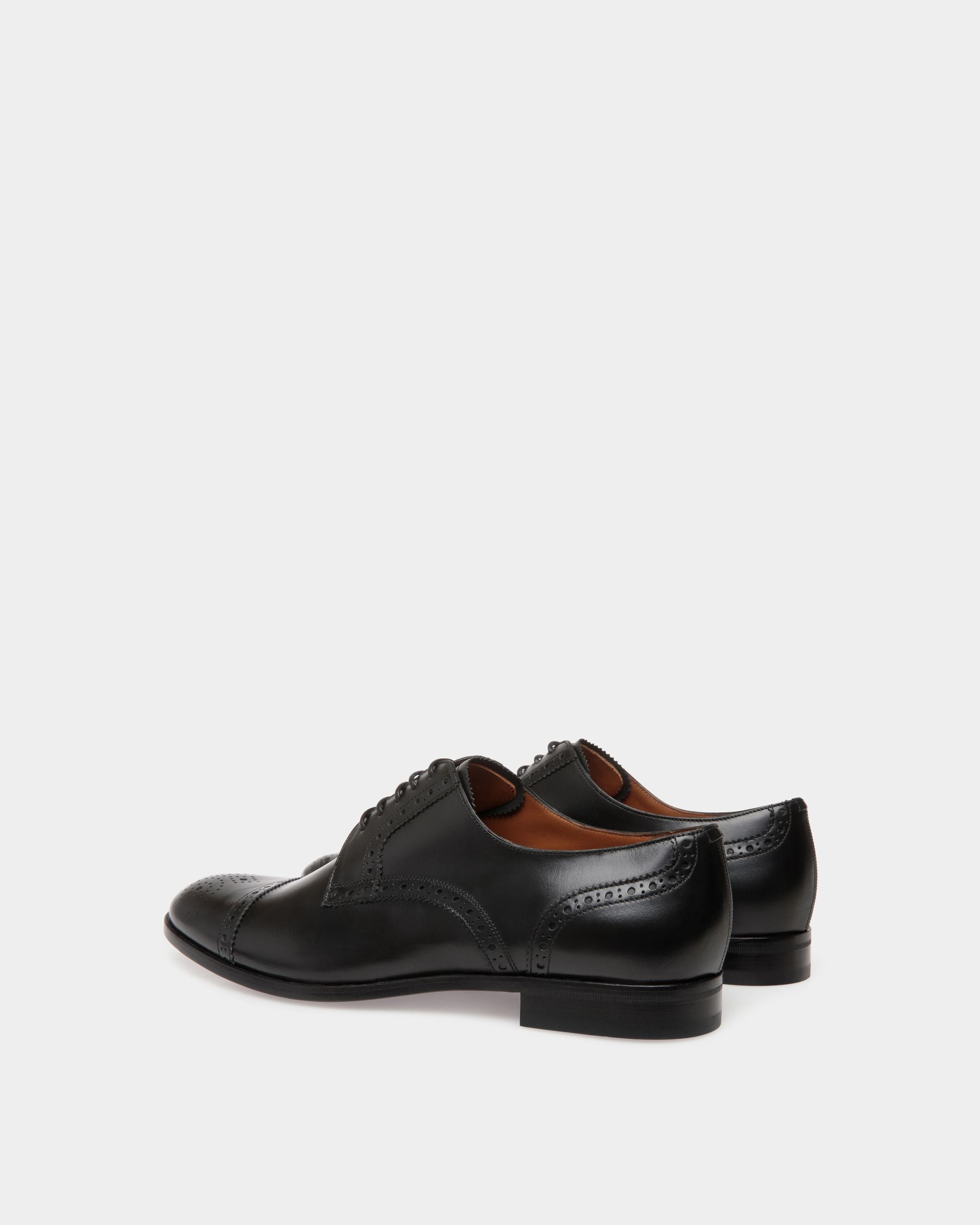 Lace-Ups In Black Leather - Men's - Bally - 03