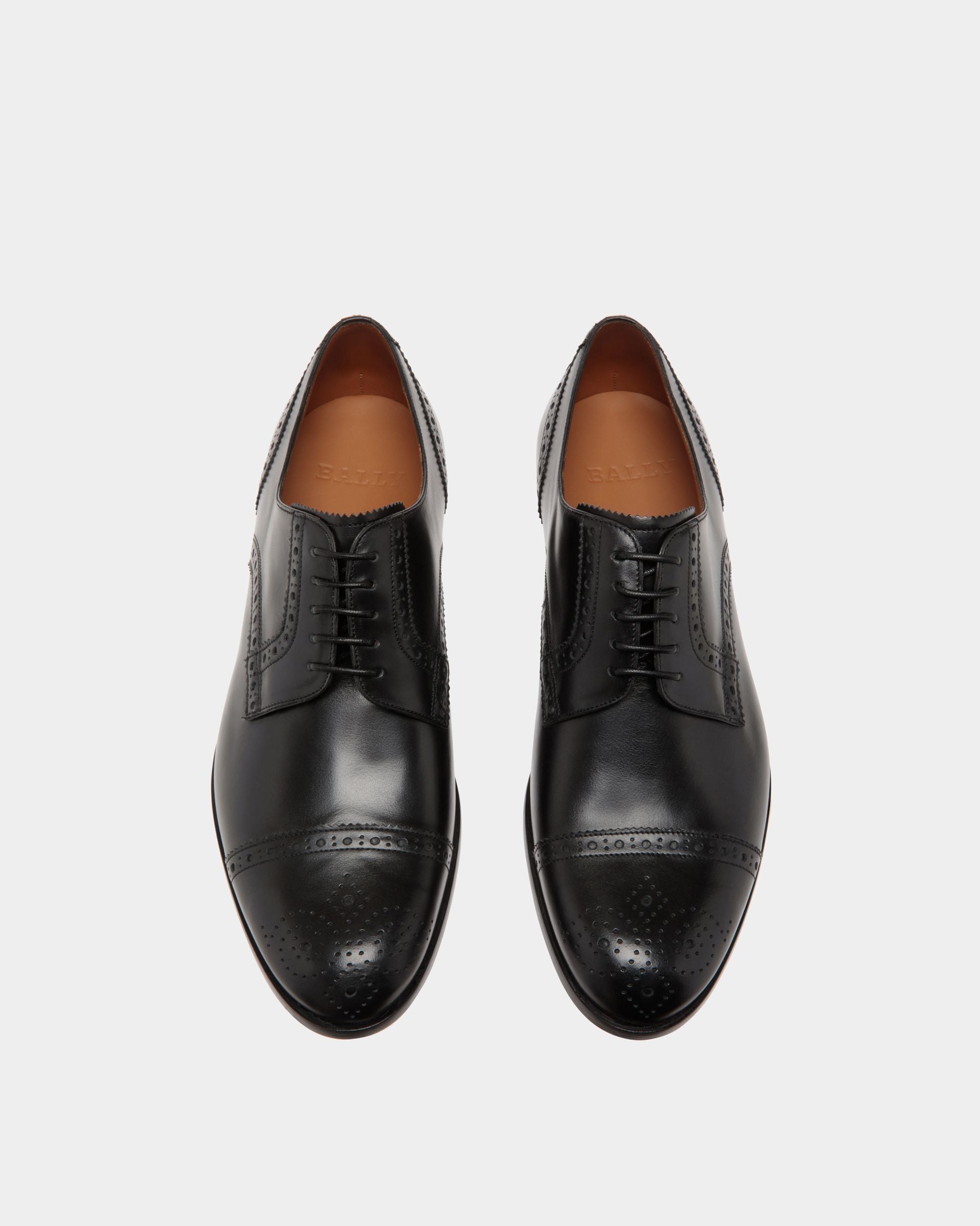 Lace-Ups In Black Leather - Men's - Bally - 04