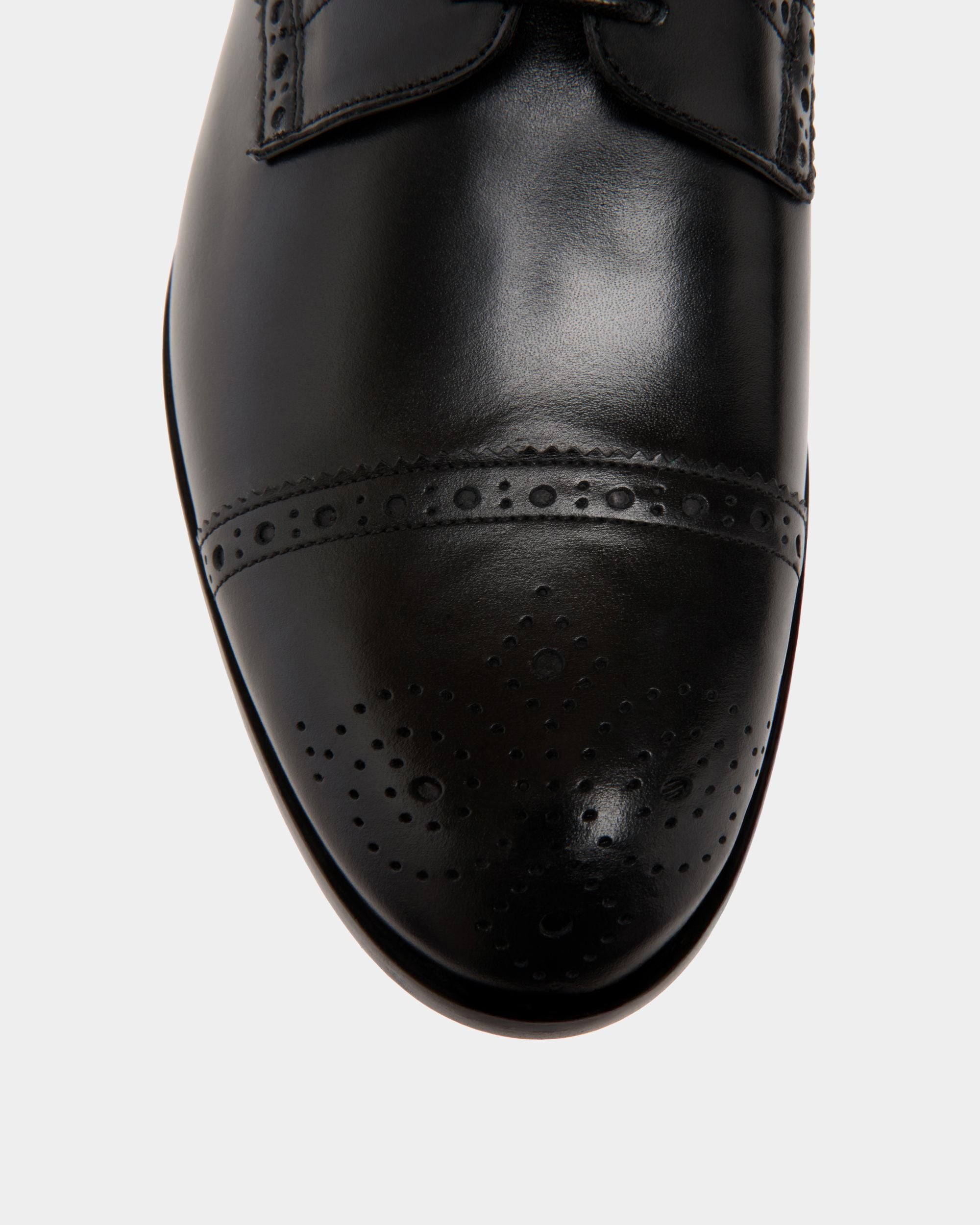 Lace-Ups In Black Leather - Men's - Bally - 05