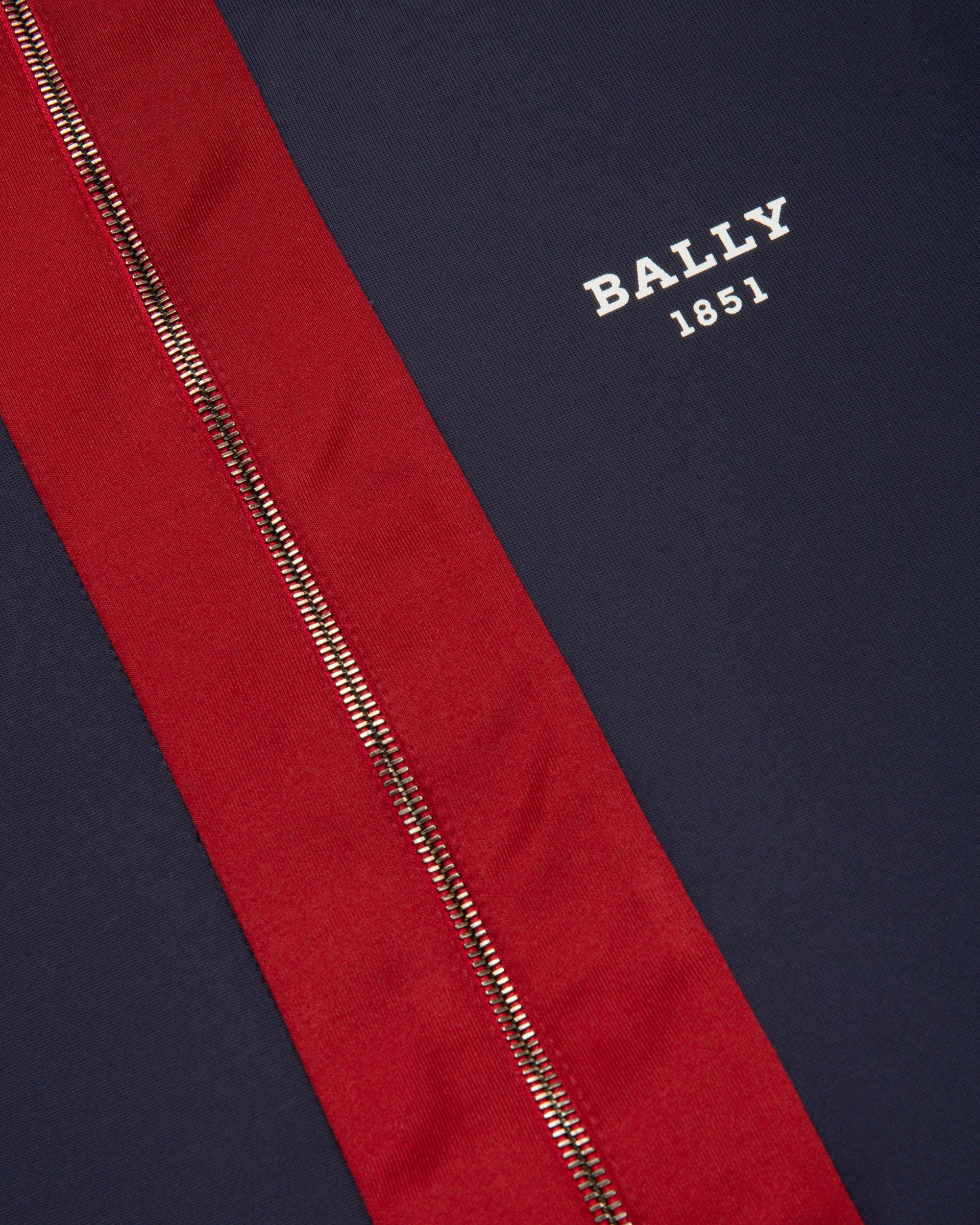 Techno Cotton Mix Outerwear In Navy - Men's - Bally - 03