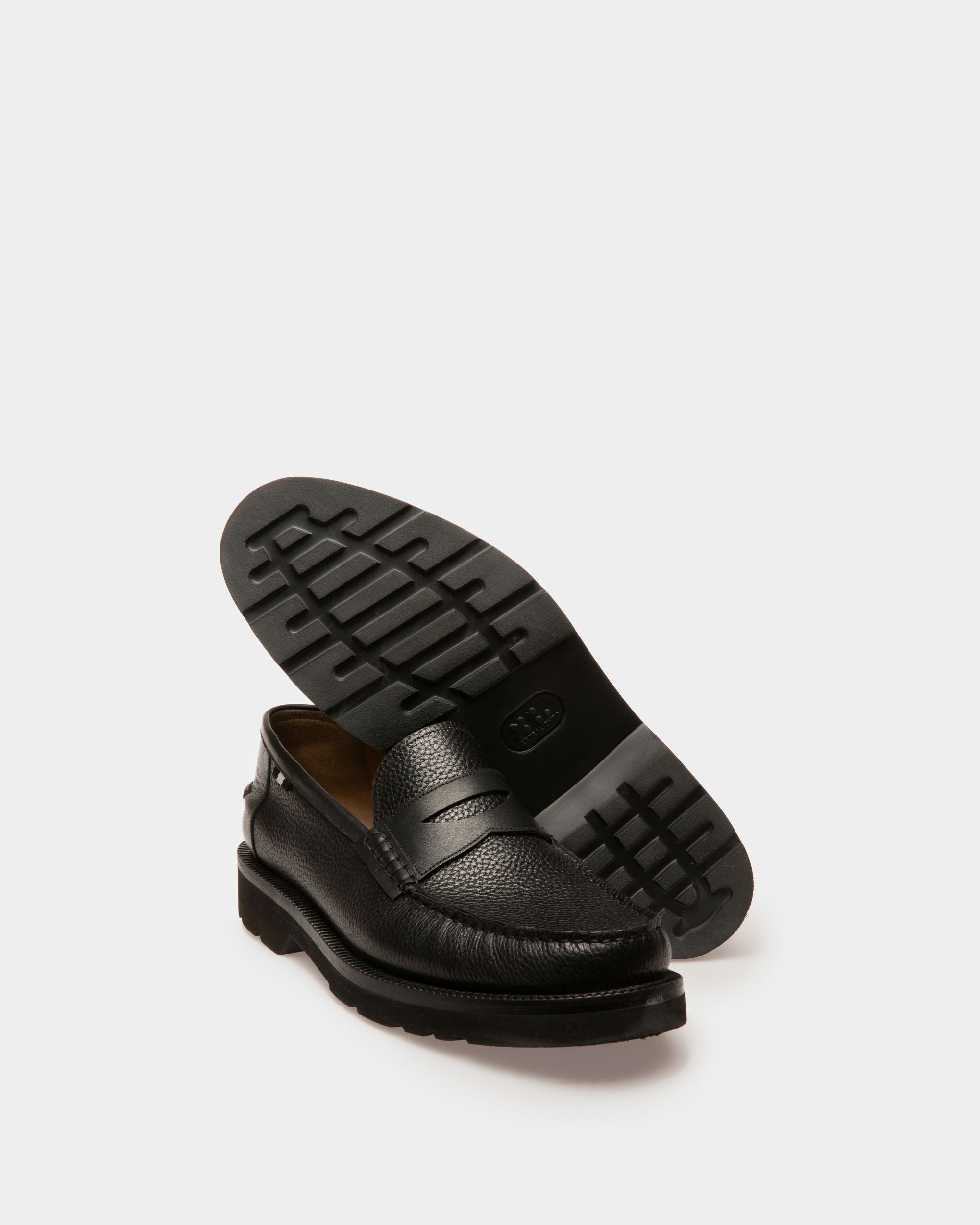 Mocasín Noah De Piel Negra - Hombre - Bally - 04