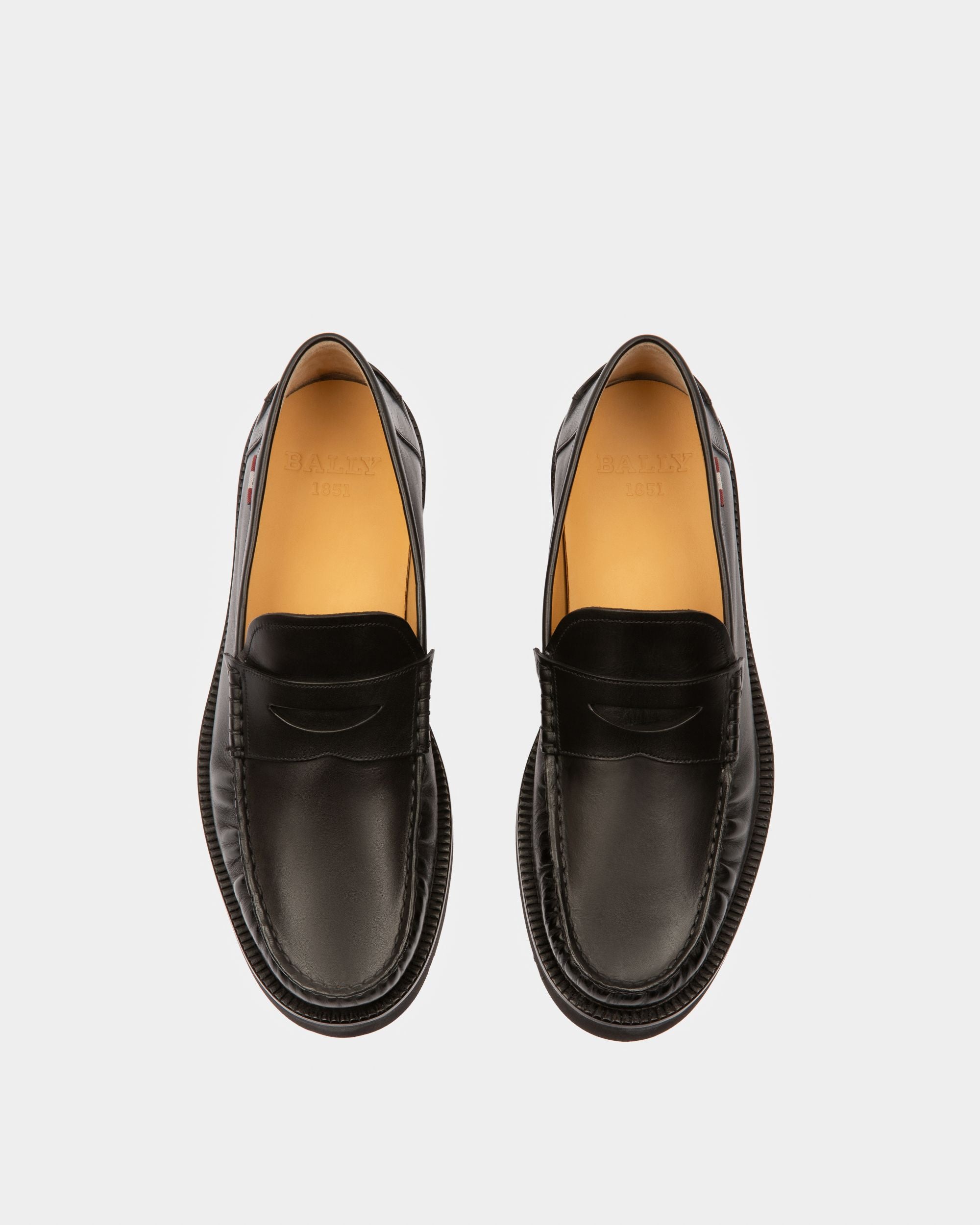Noah Mocasines De Cuero Negro - Hombre - Bally - 02