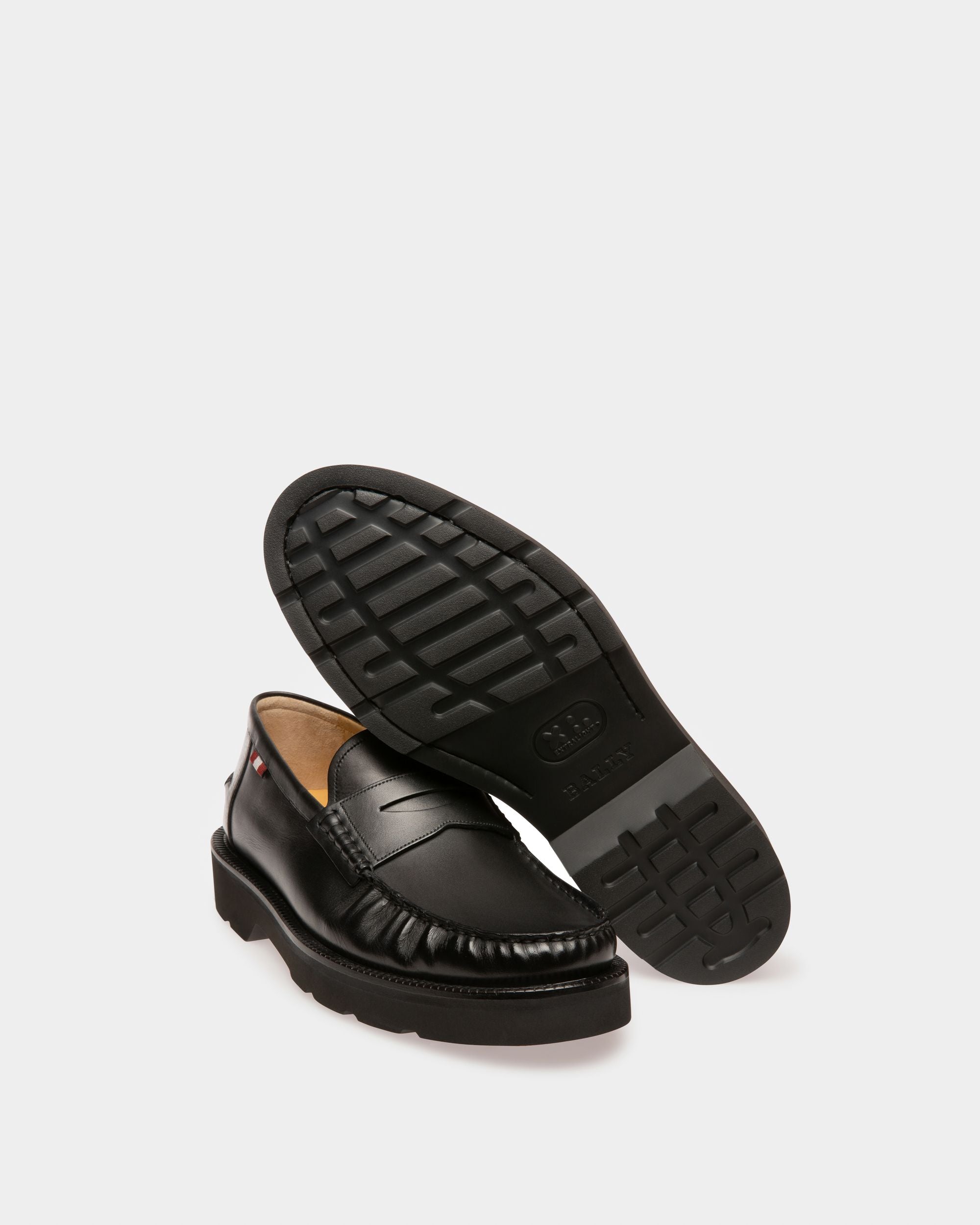 Noah Mocasines De Cuero Negro - Hombre - Bally - 04