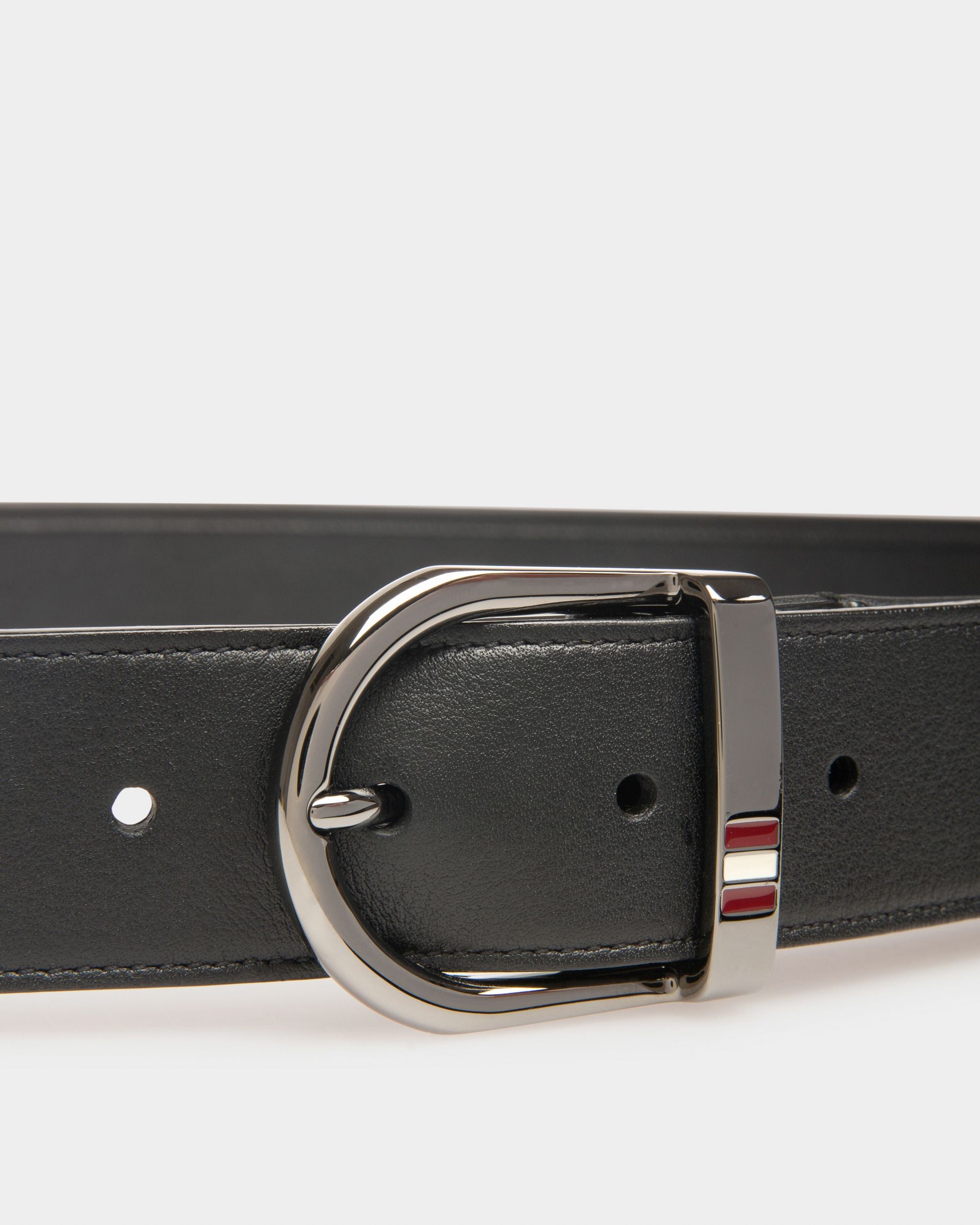 Darkon Synthetic Fabric 35mm Belt In Black - Men's - Bally - 03