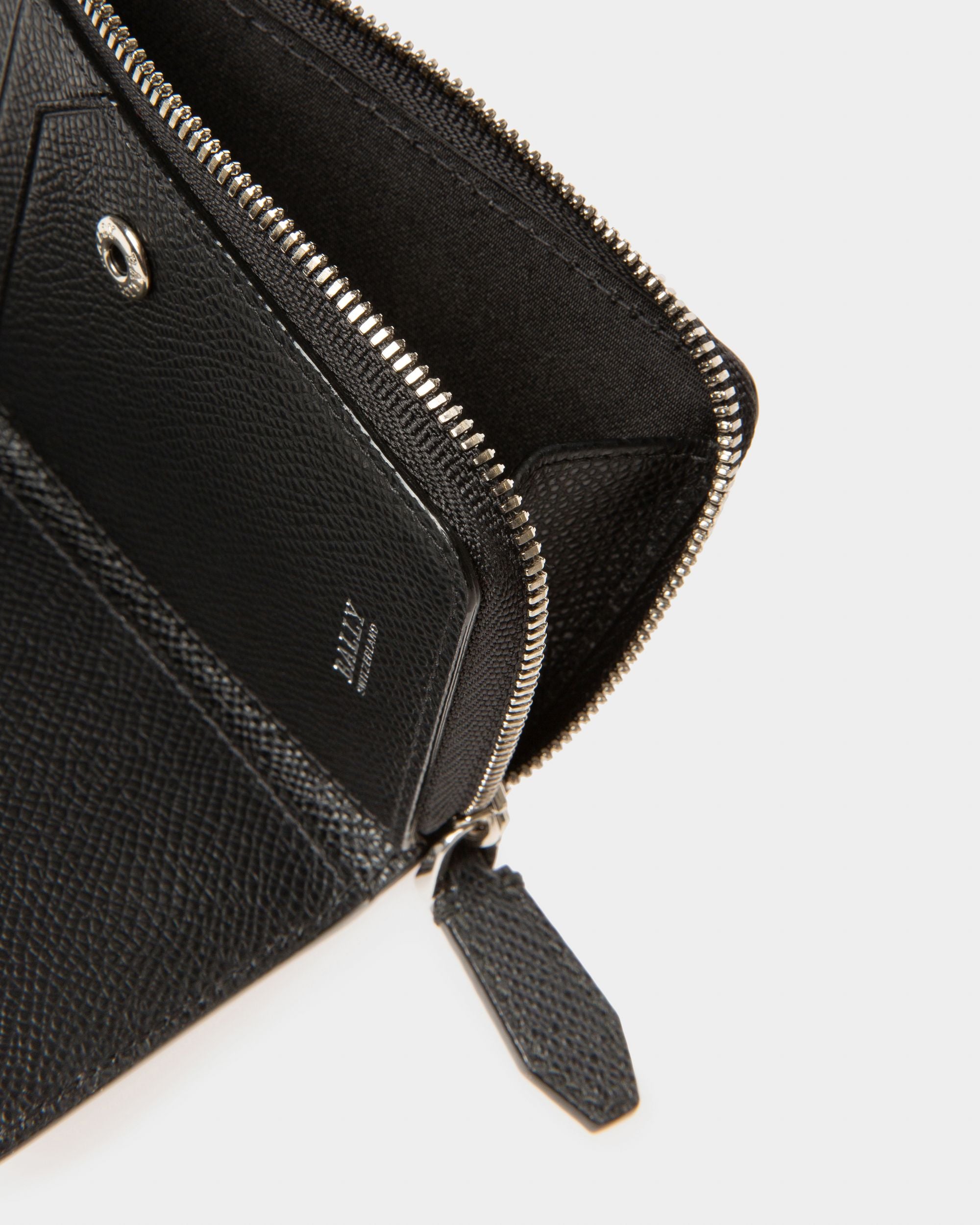 Terik Cartera En Piel De Color Negro - Hombre - Bally - 04