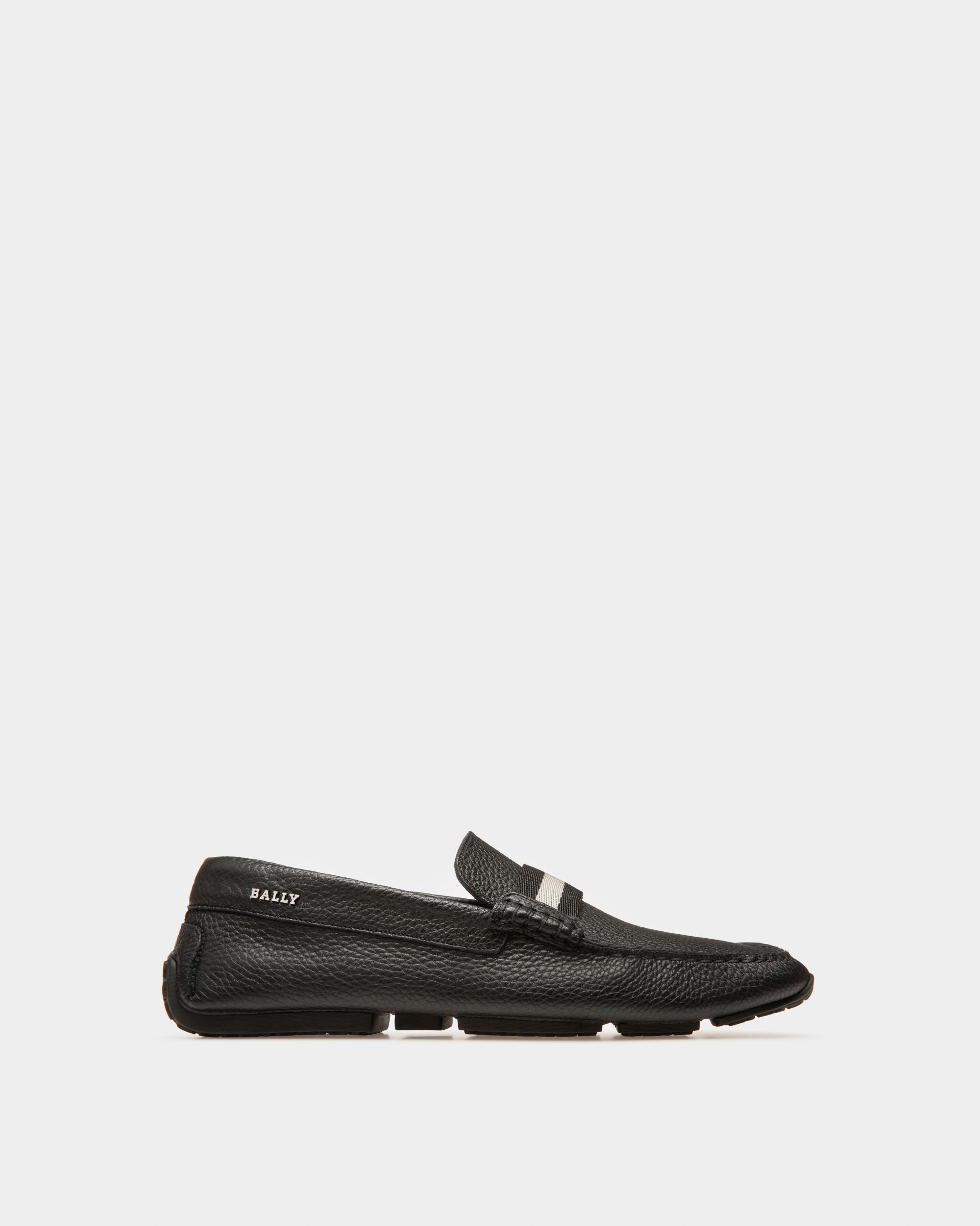 Pearce Leather Drivers In Black - Men's - Bally - 01