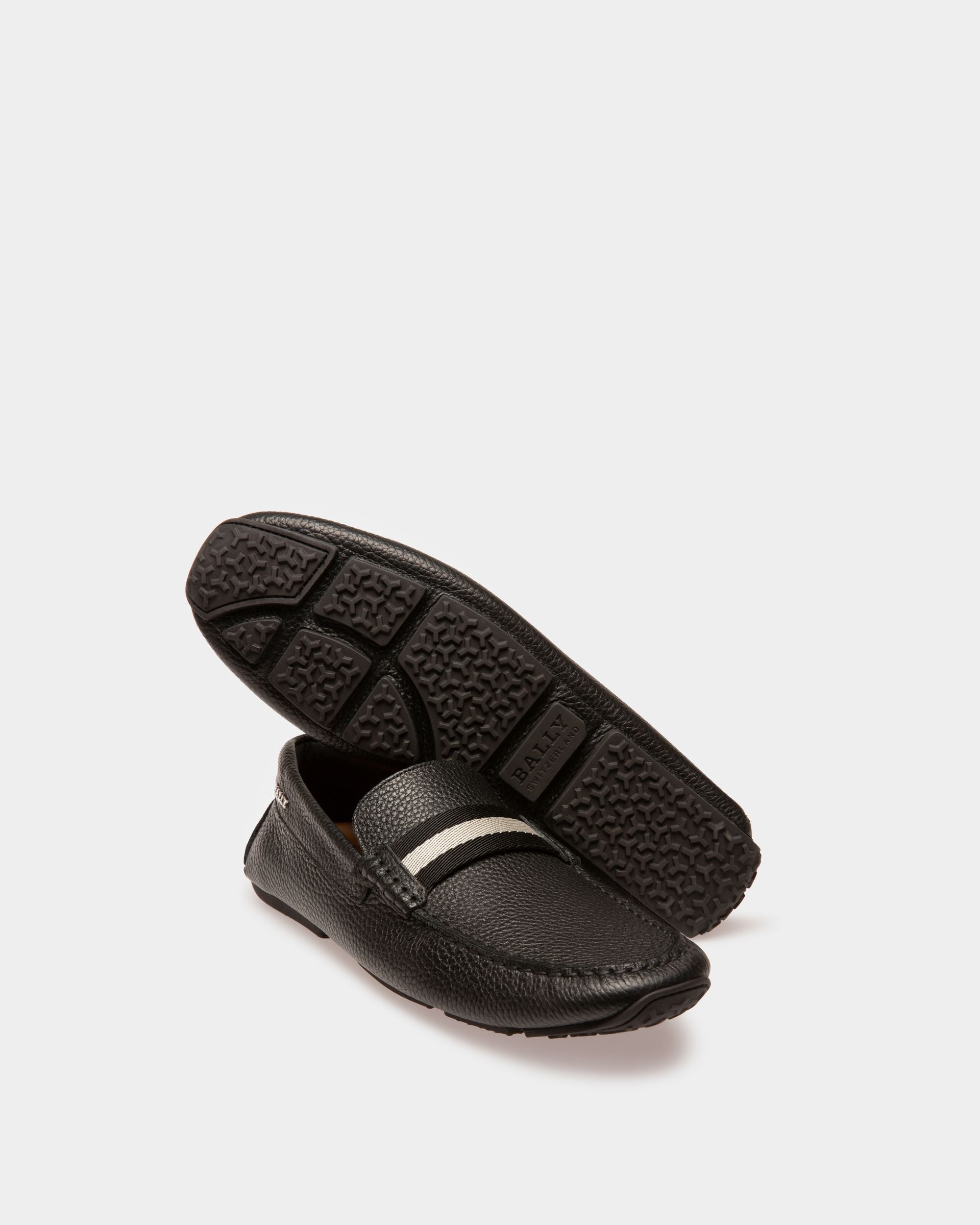 Pearce Leather Drivers In Black - Men's - Bally - 05