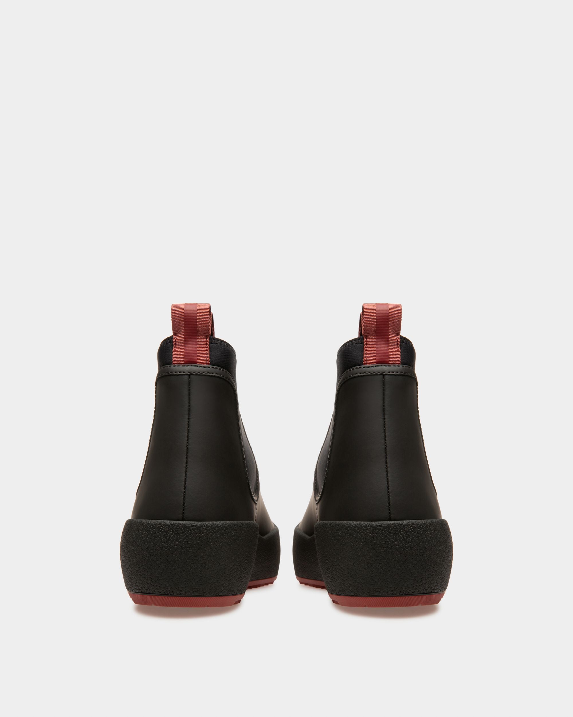 Bally Curling Booties In Black Leather - Men's - Bally - 04