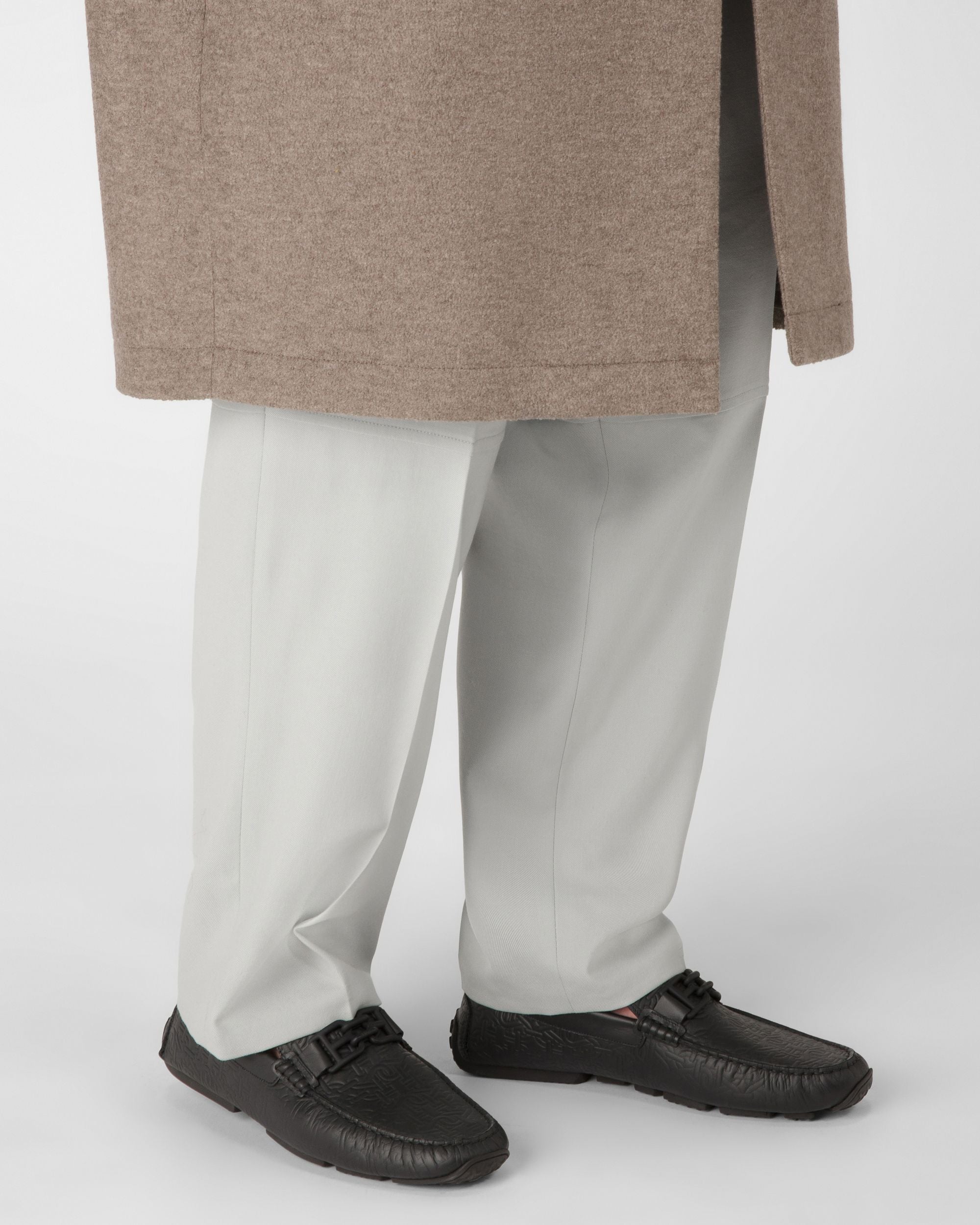 Parsal Mocasín Estilo Driver En Piel De Color Negro - Hombre - Bally - 02