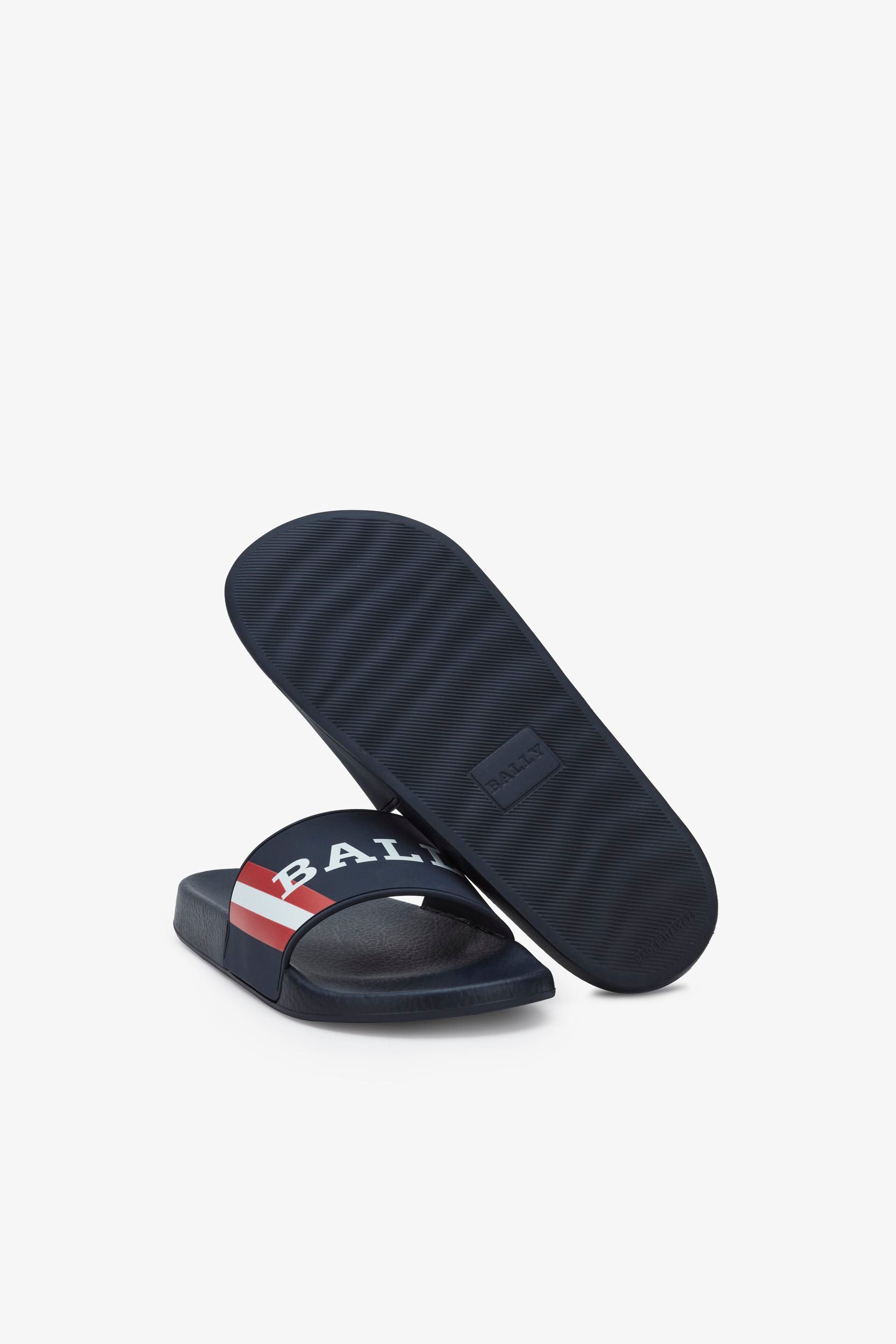 Slide Sandal in Blue - Men's - Bally - 02
