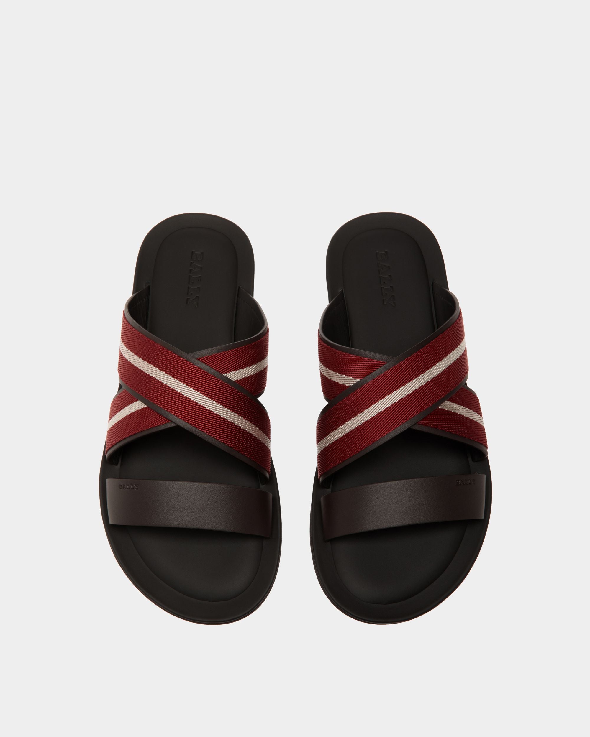 Sandal In Brown Leather - Men's - Bally - 04