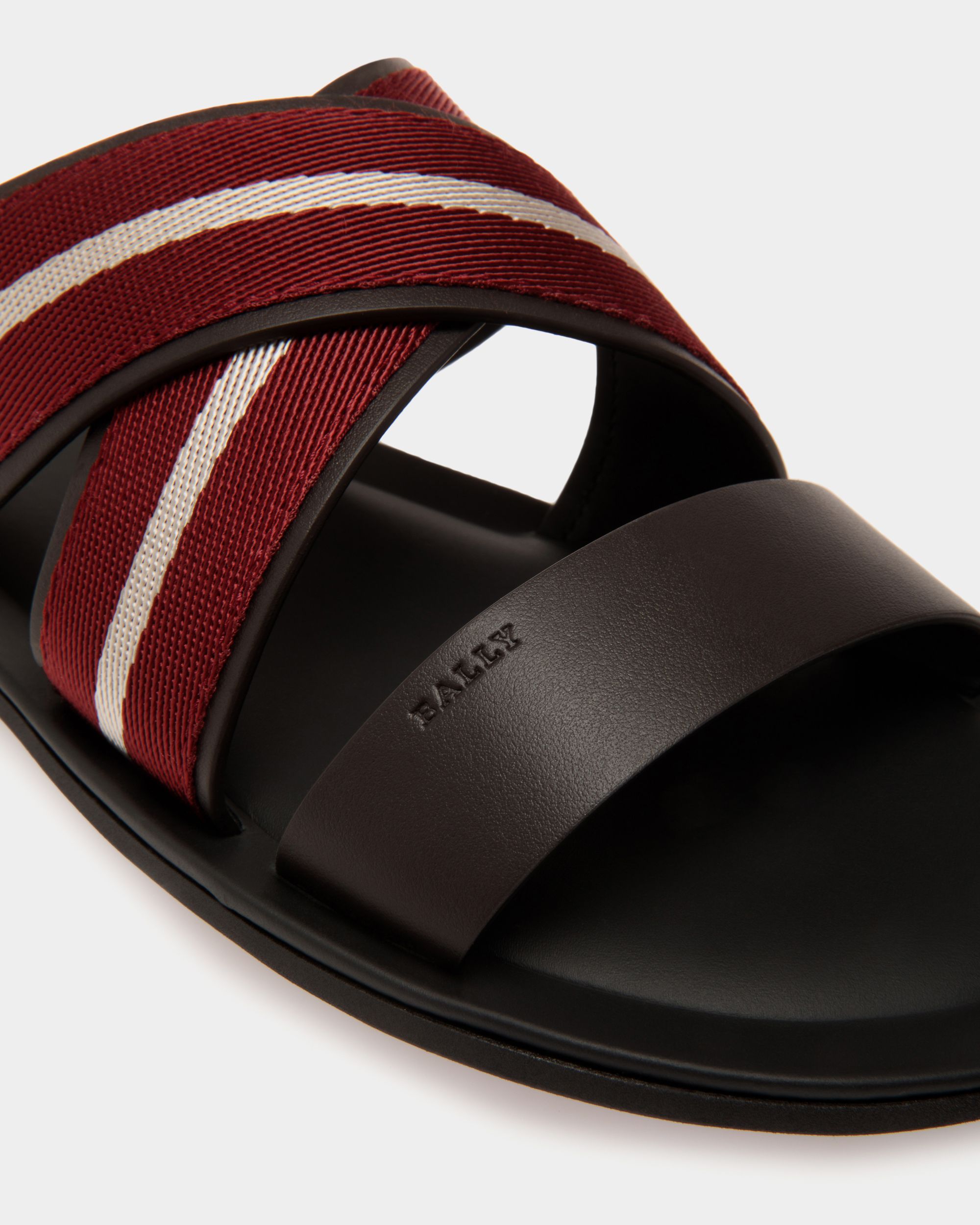 Sandal In Brown Leather - Men's - Bally - 05