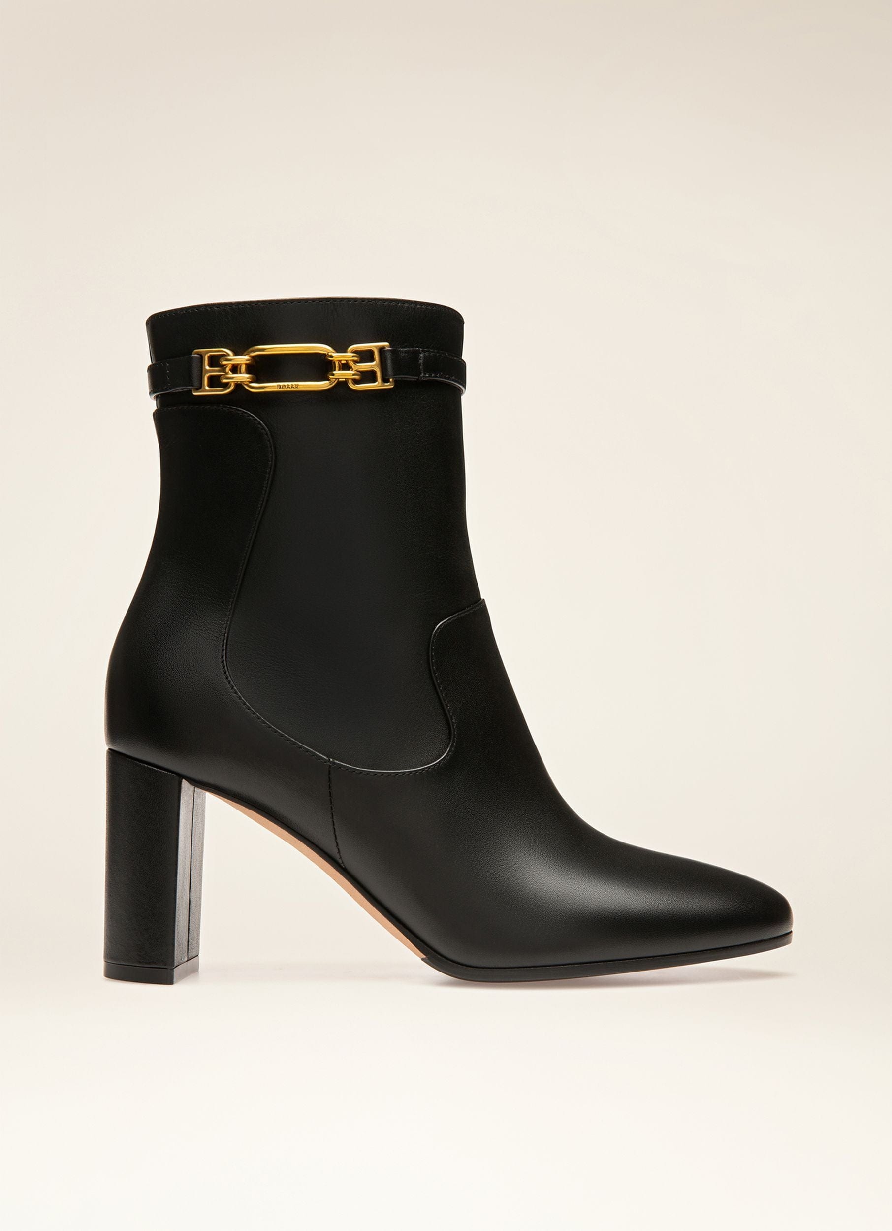 Didi Leather Boots In Black - Women's - Bally - 01