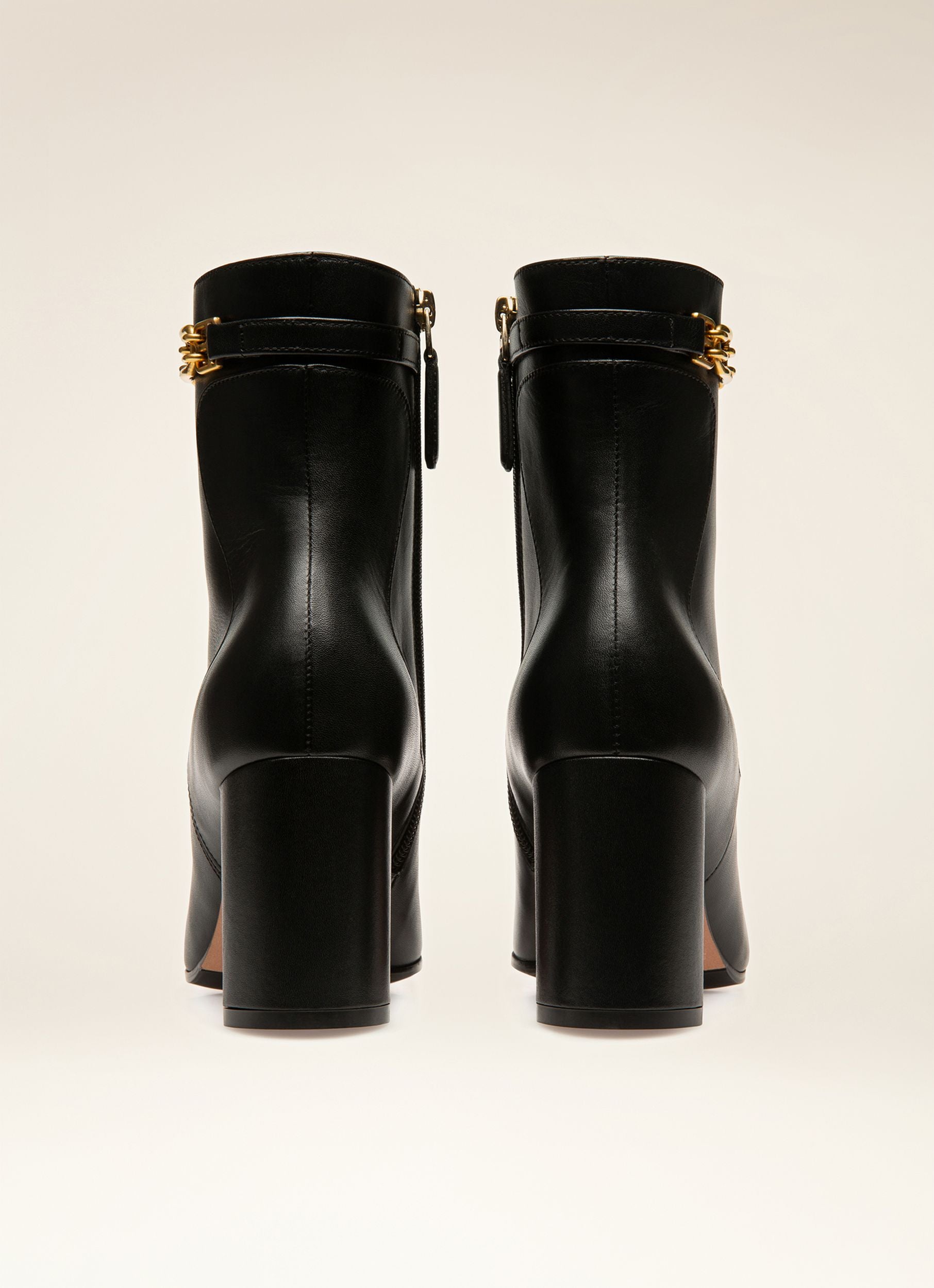 Didi Leather Boots In Black - Women's - Bally - 03