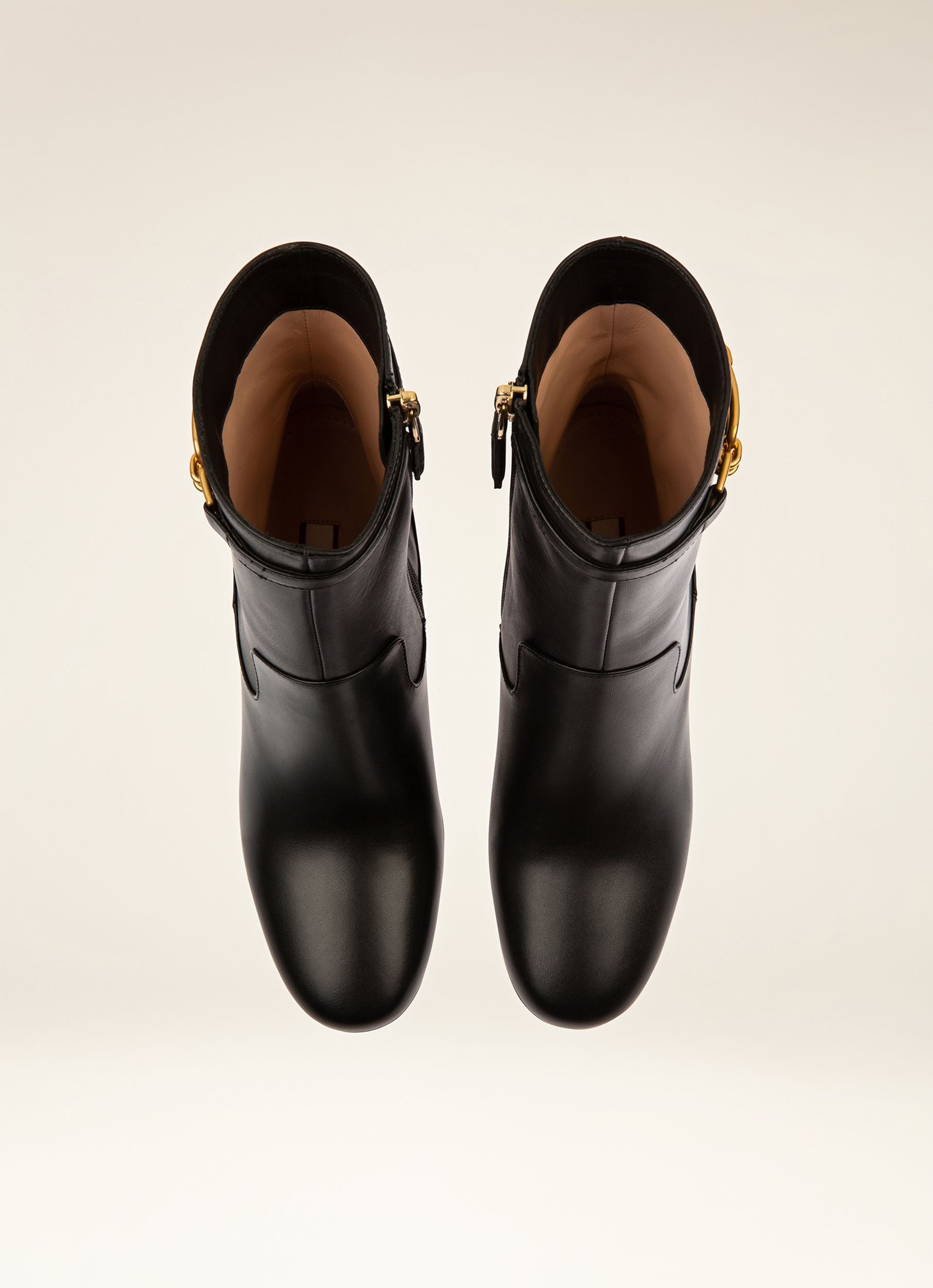 Didi Leather Boots In Black - Women's - Bally - 04