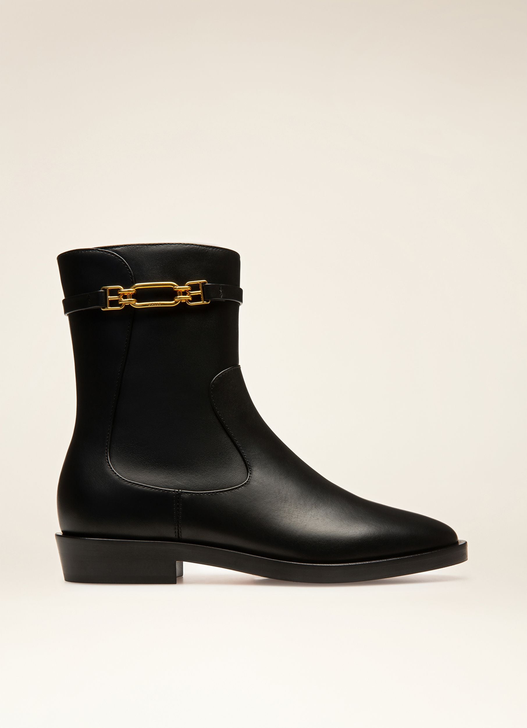 Darcie Booties In Black Leather - Women's - Bally - 01