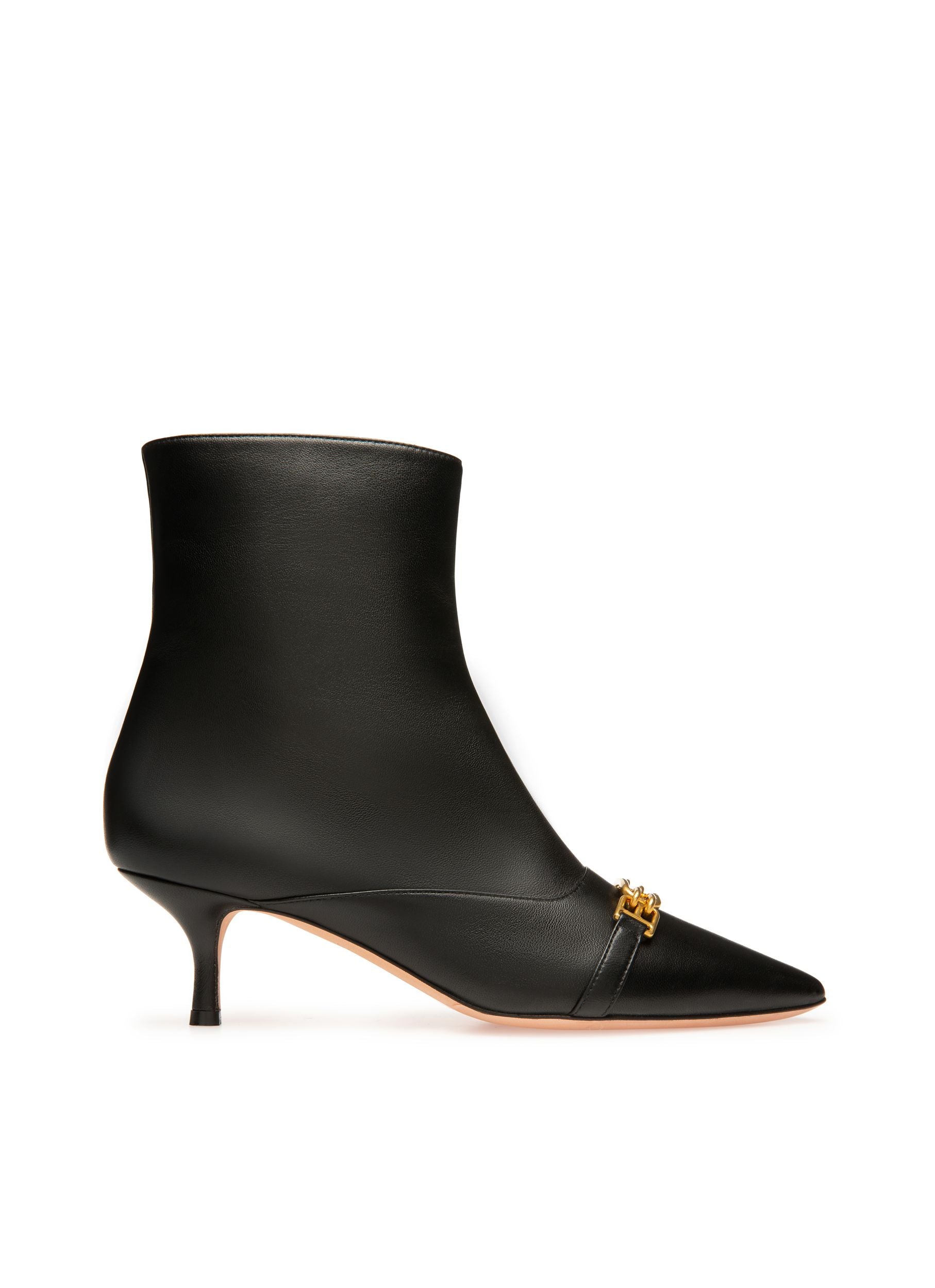 Diletta Booties In Black Leather - Women's - Bally - 01