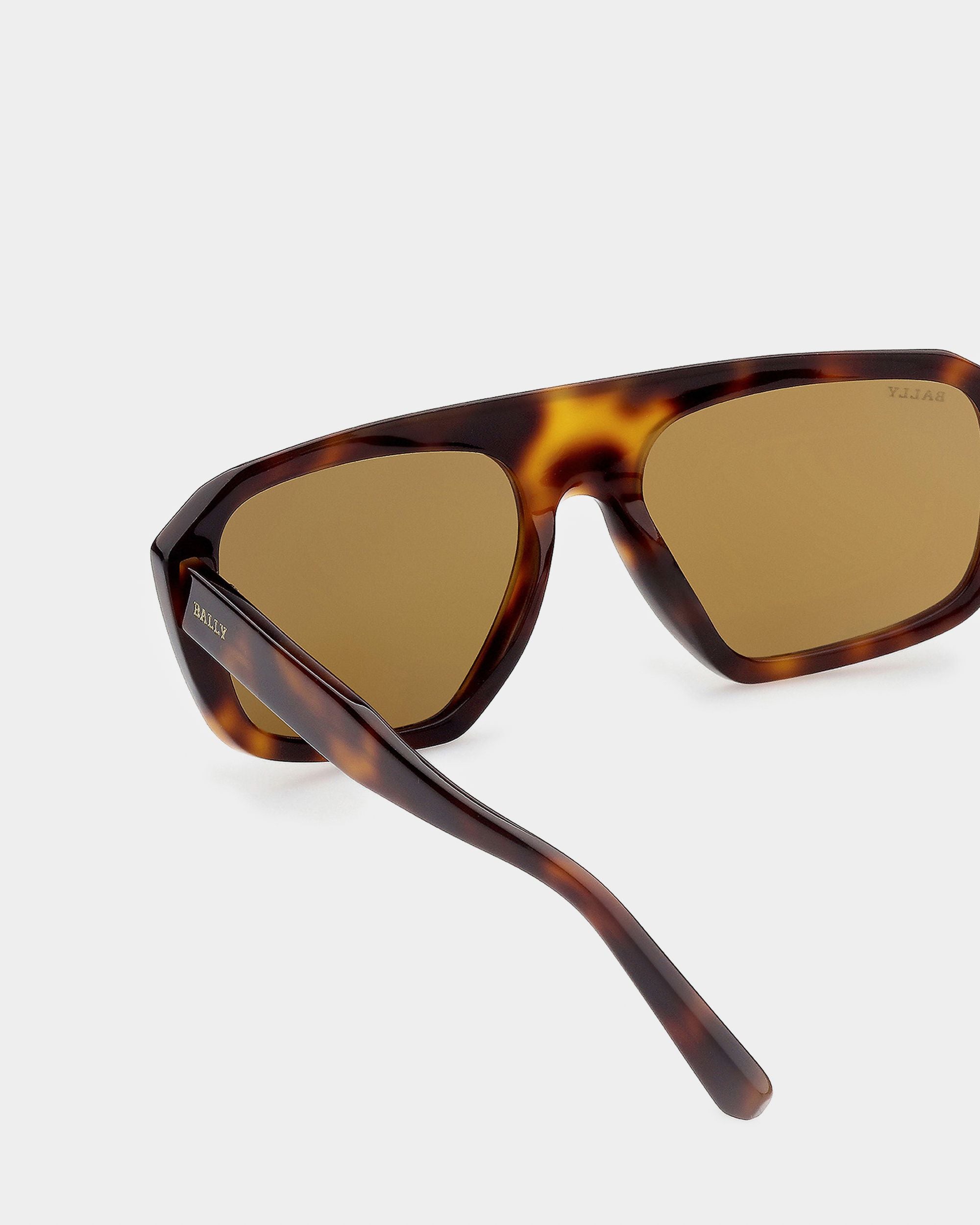 Gafas De Sol Roy De Acetato Carey Y Lentes Marrones - Hombre - Bally - 02