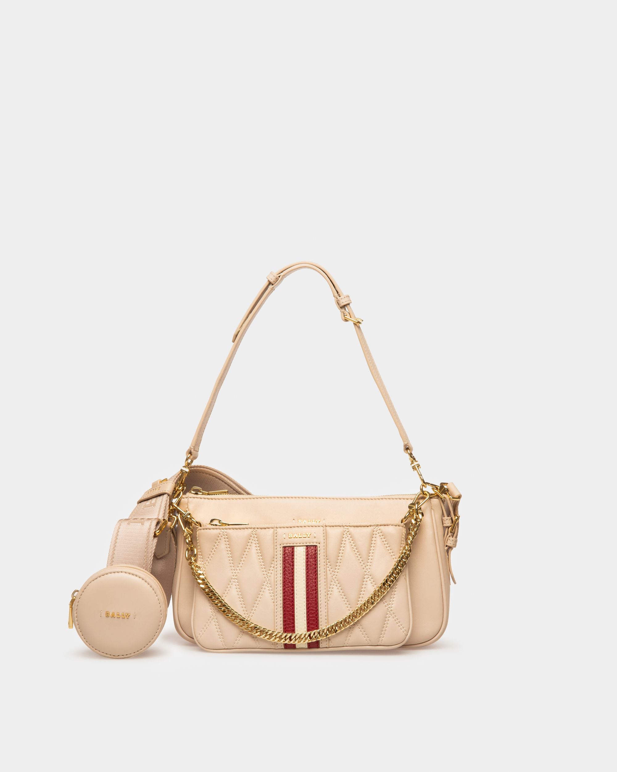 Deenah Leather Minibag In Pink - Women's - Bally - 03