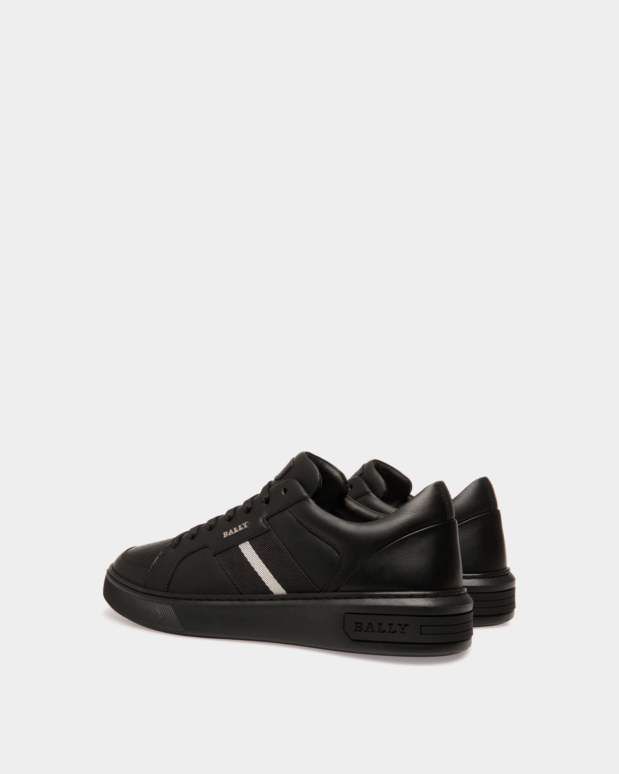 Moony Zapatillas De Piel En Negro - Hombre - Bally - 03