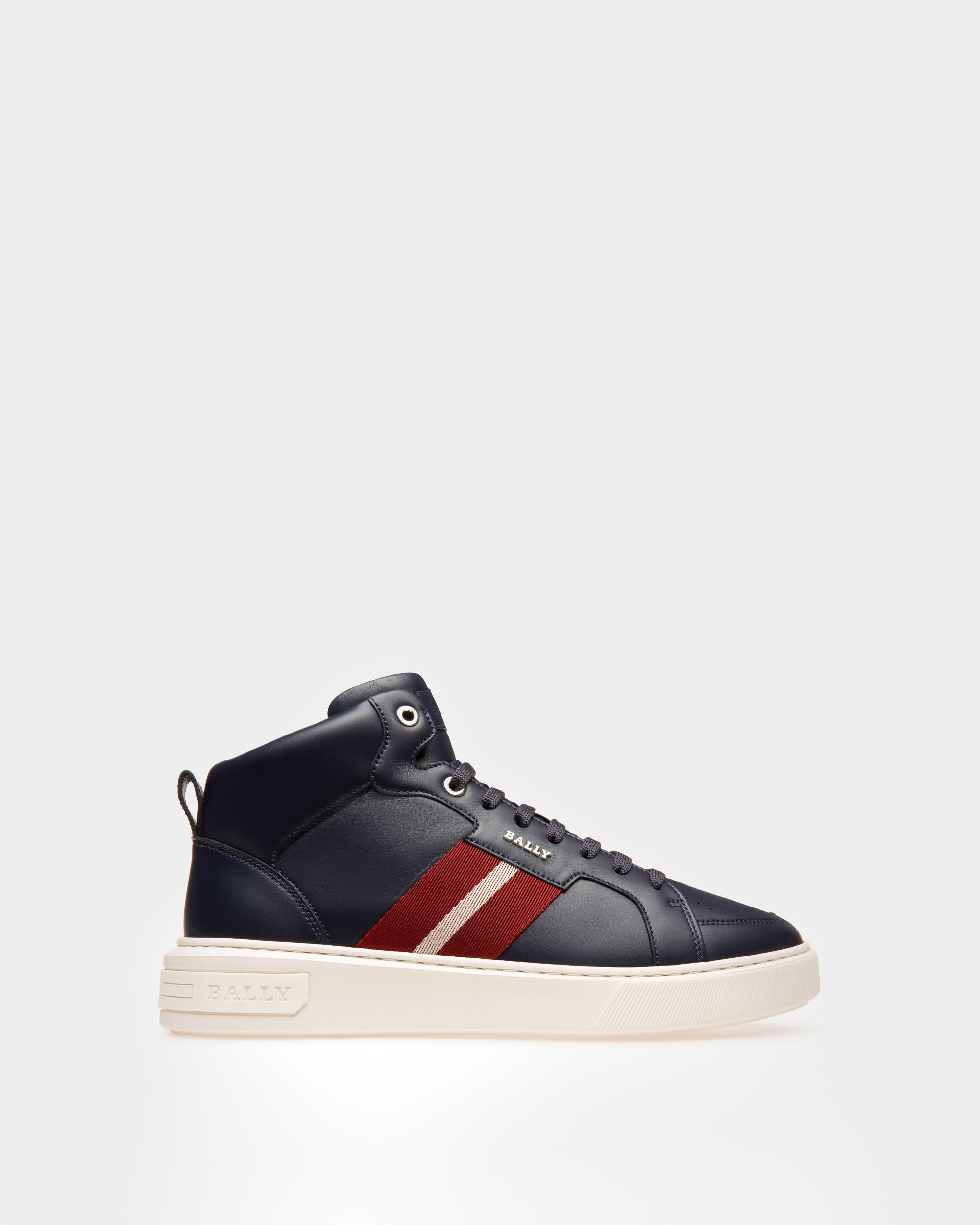 Zapatilla Myles De Piel Color Tinta - Hombre - Bally - 01