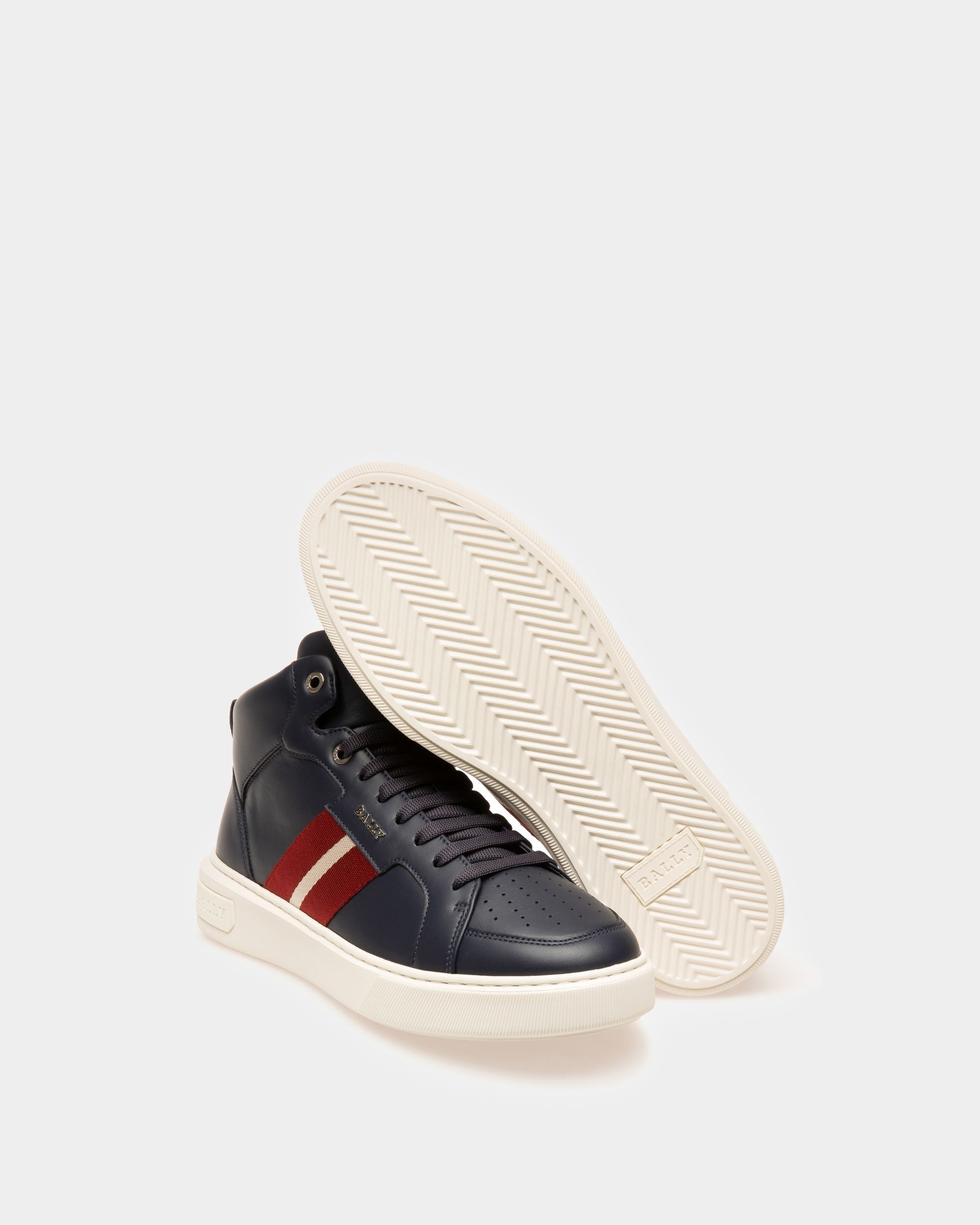 Zapatilla Myles De Piel Color Tinta - Hombre - Bally - 04