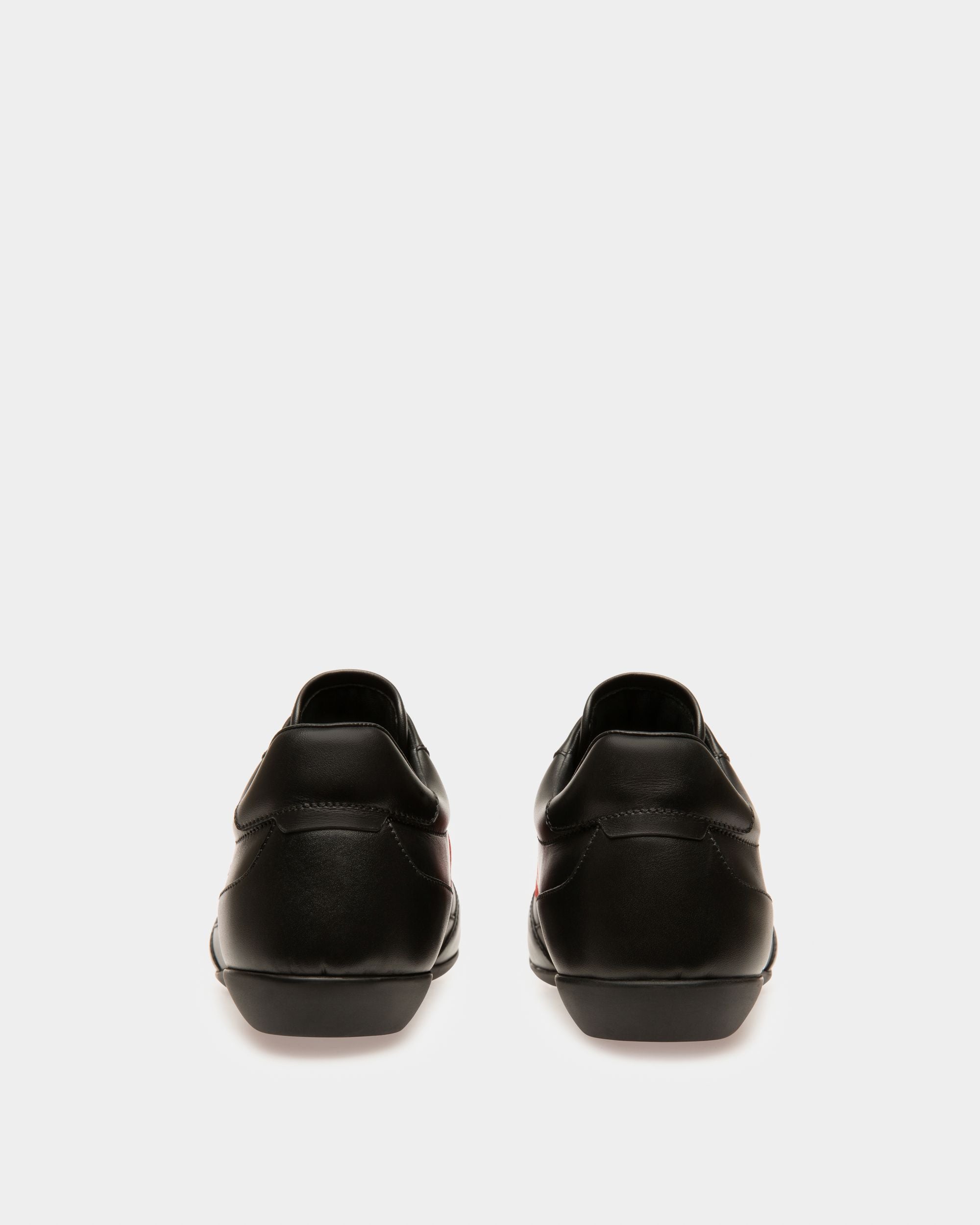 Haldin Leather Sneakers In Black - Men's - Bally - 03