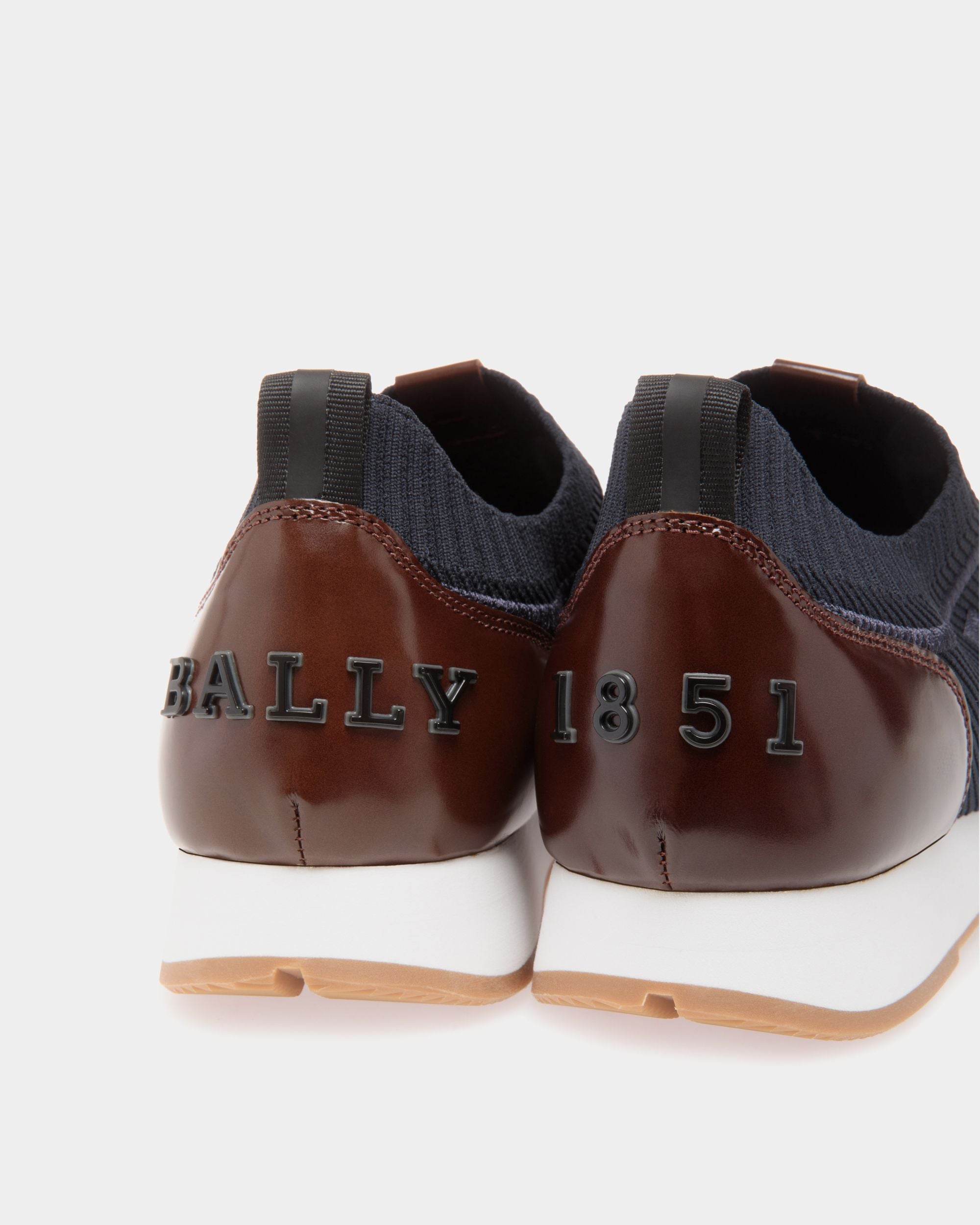 Galaxy Sneaker In Blue Mix Polyester - Men's - Bally - 05