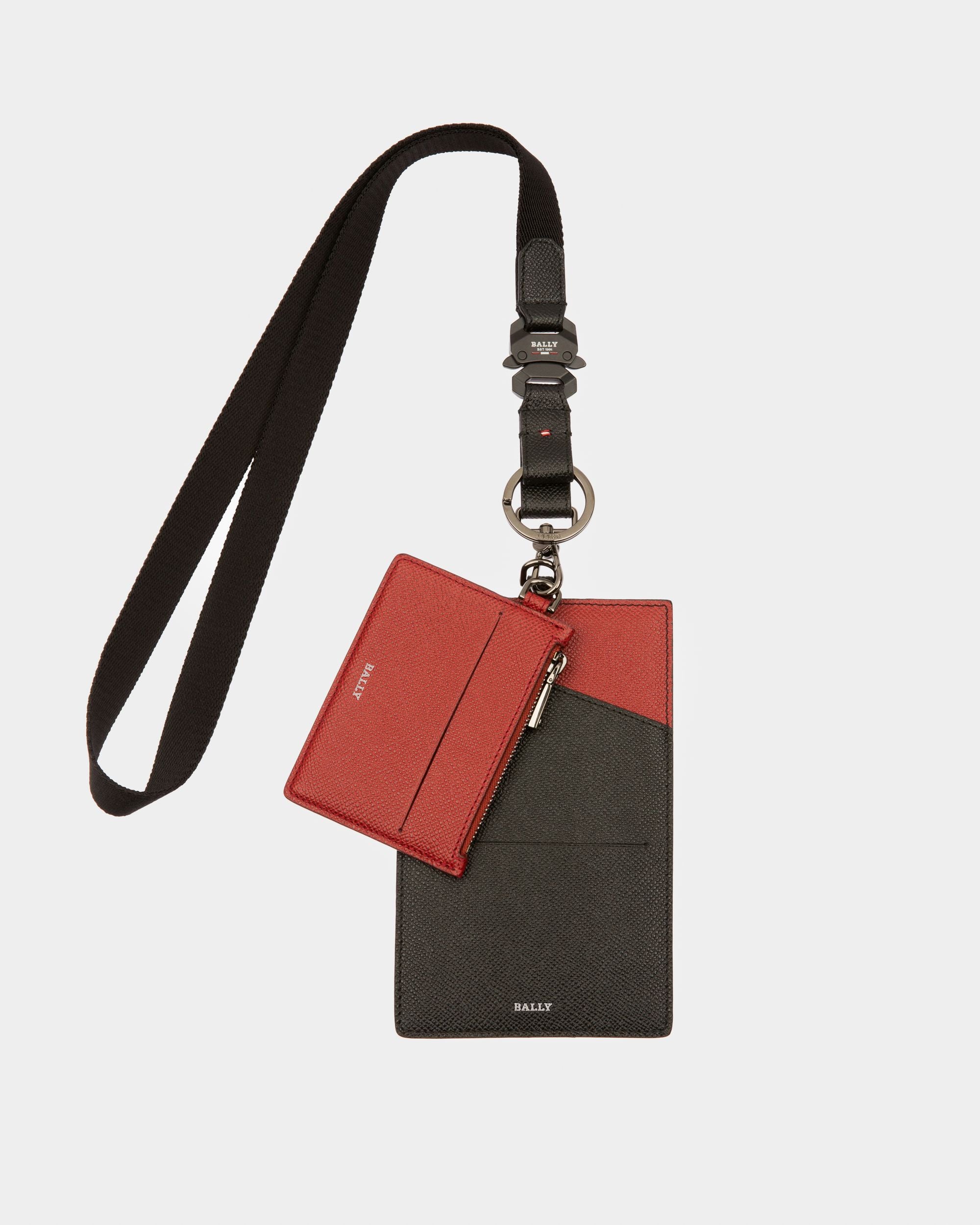 Braad Cartera Para El Móvil En Piel De Color Negro - Hombre - Bally - 01