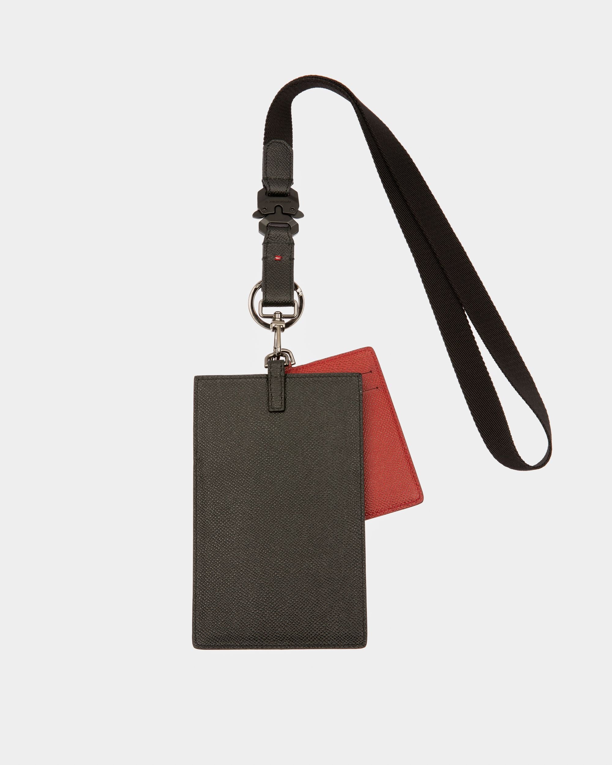 Braad Cartera Para El Móvil En Piel De Color Negro - Hombre - Bally - 02