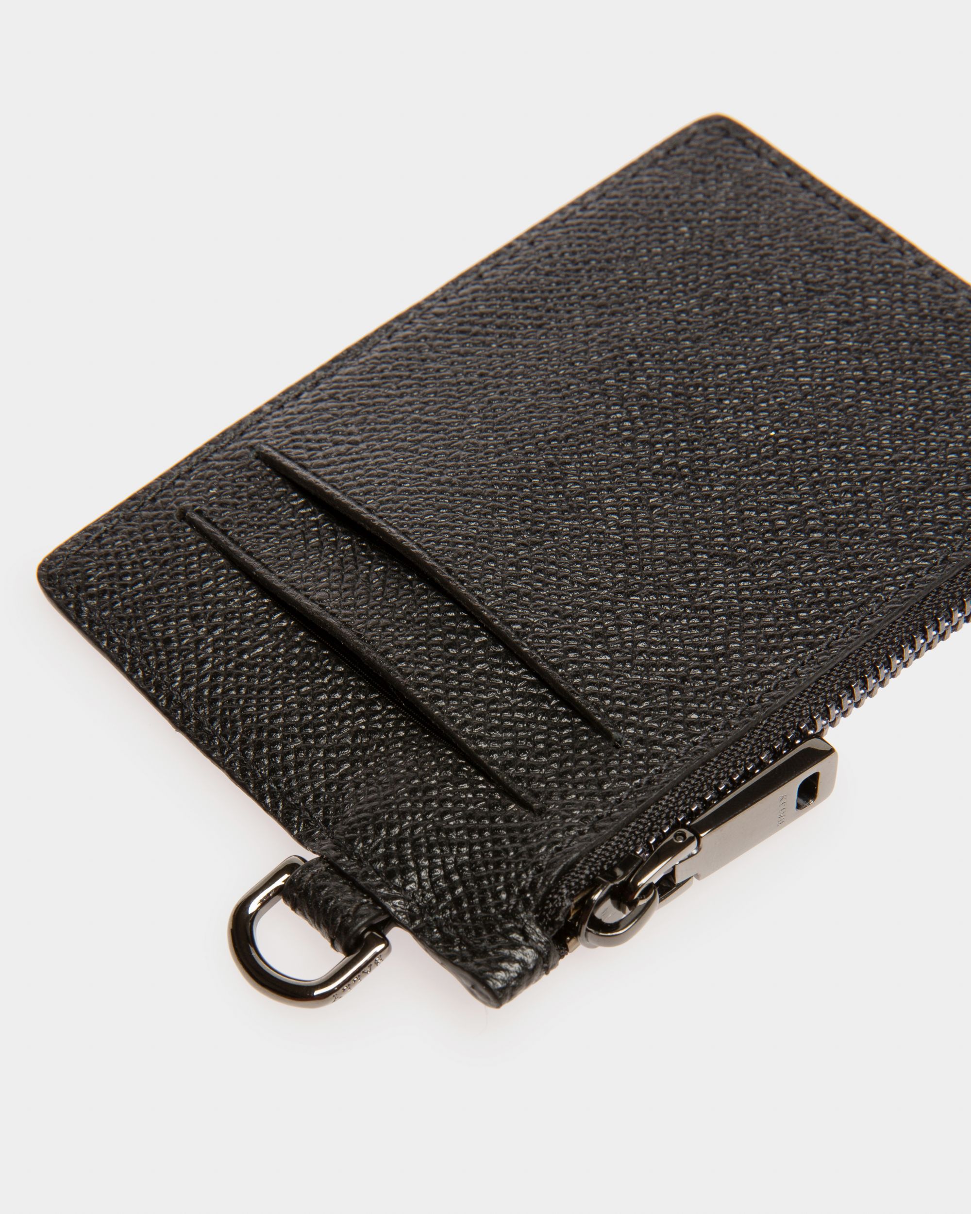 Braad Cartera Para El Móvil En Piel De Color Negro - Hombre - Bally - 05