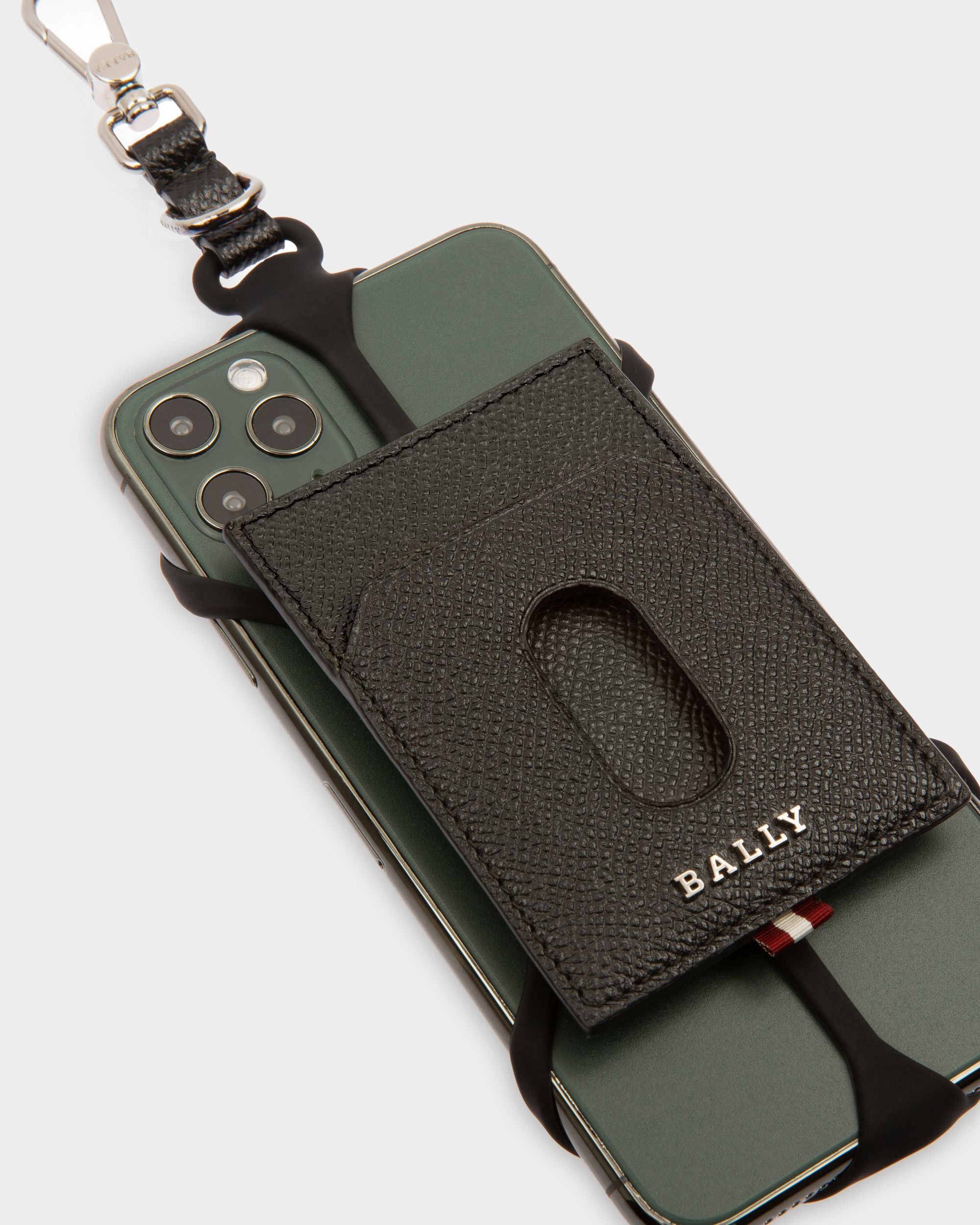 Bony Cartera Para Teléfono En Piel De Color Negro - Hombre - Bally - 04