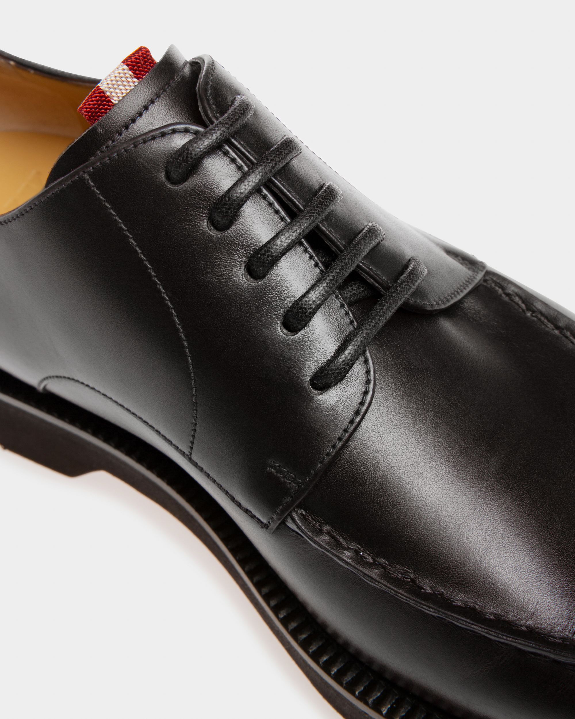 Norber Zapato Derby En Piel De Color Negro - Hombre - Bally - 05