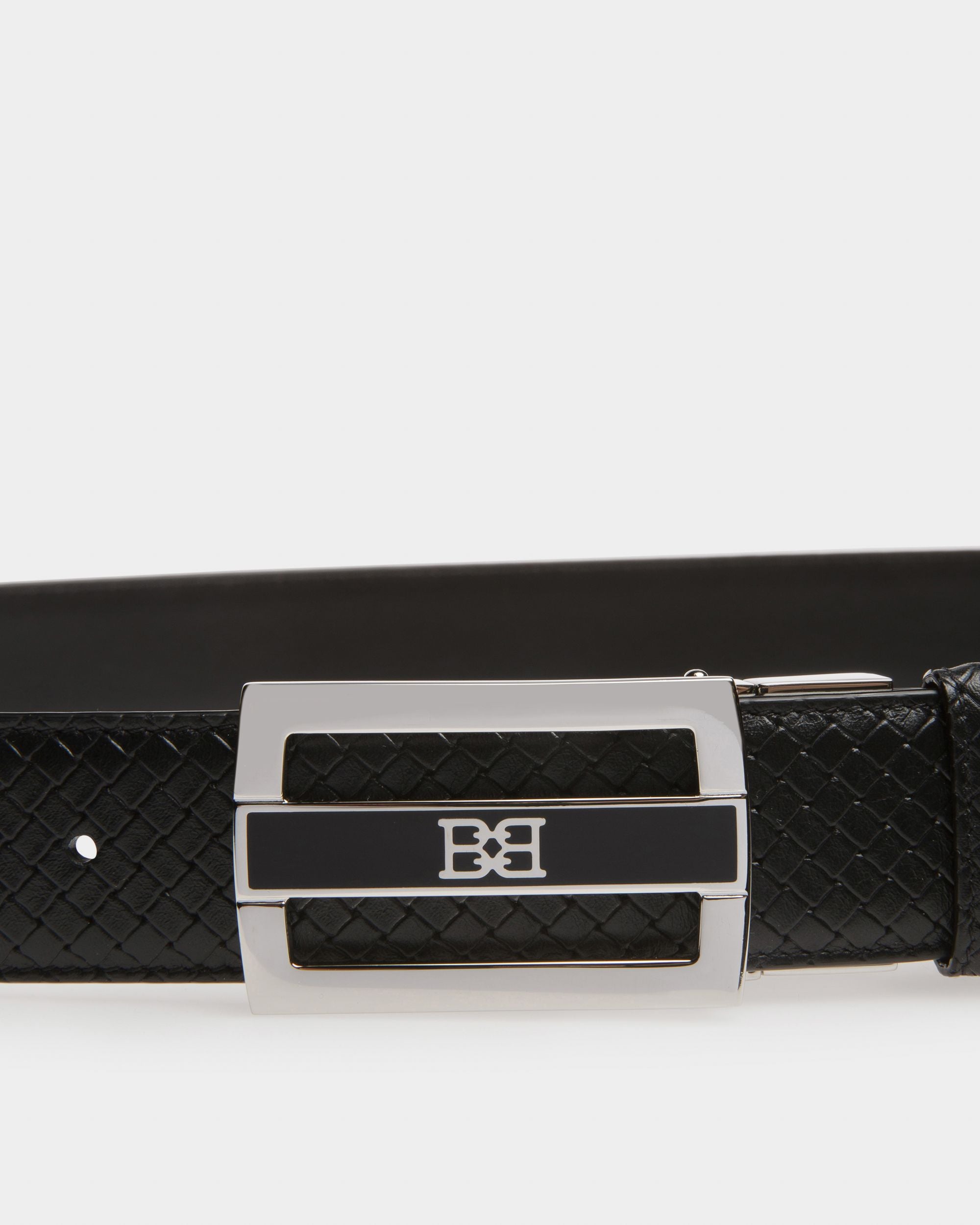 Owen Leather 35mm Belt In Black - Men's - Bally - 03