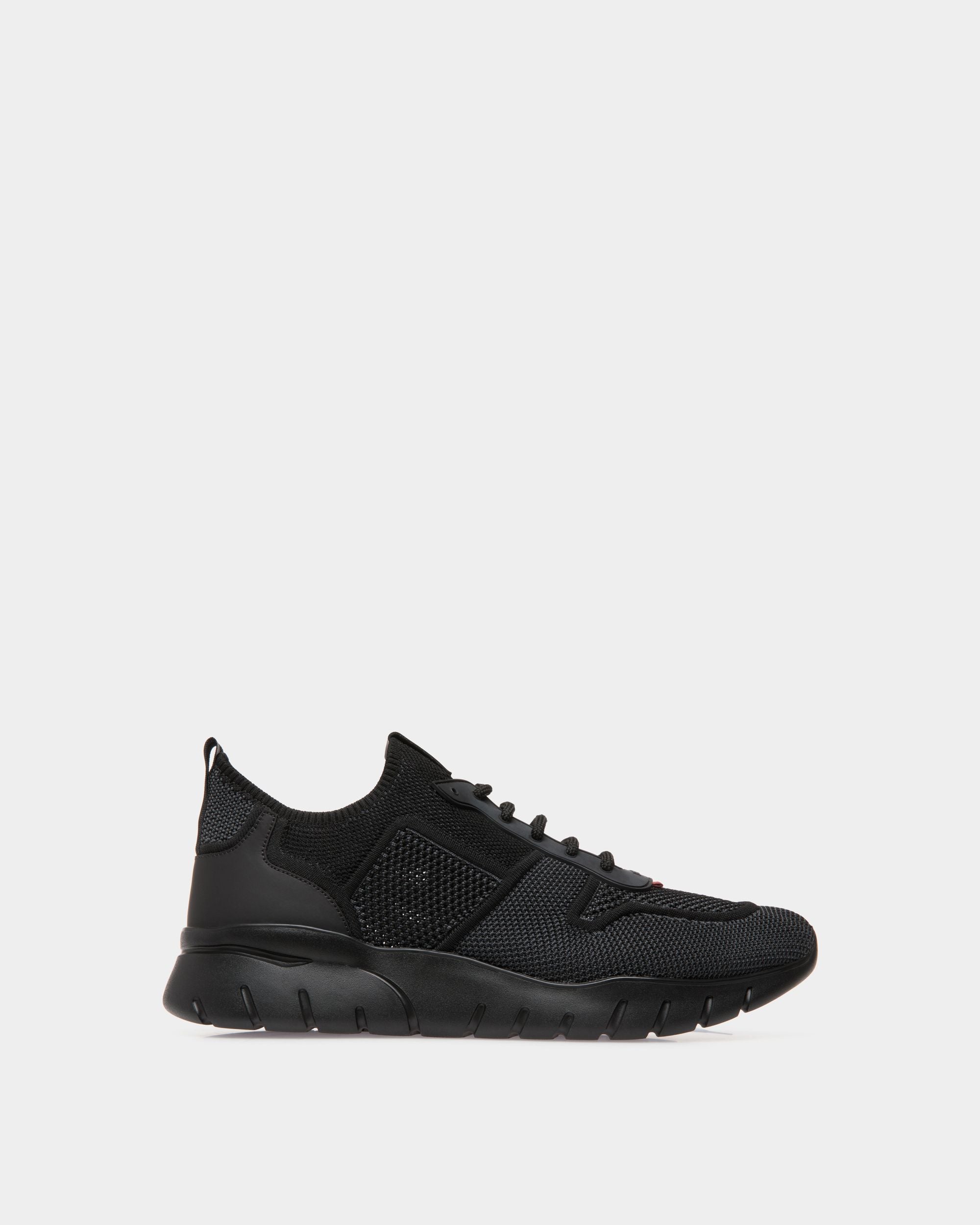 Sneaker In Black Mix Polyester - Men's - Bally - 01