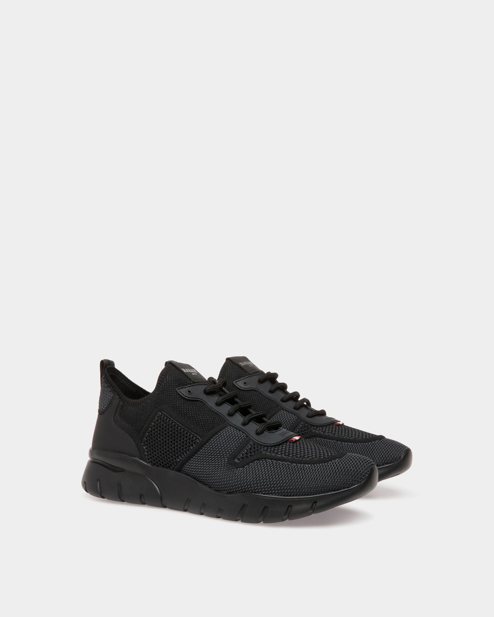 Sneaker In Black Mix Polyester - Men's - Bally - 02