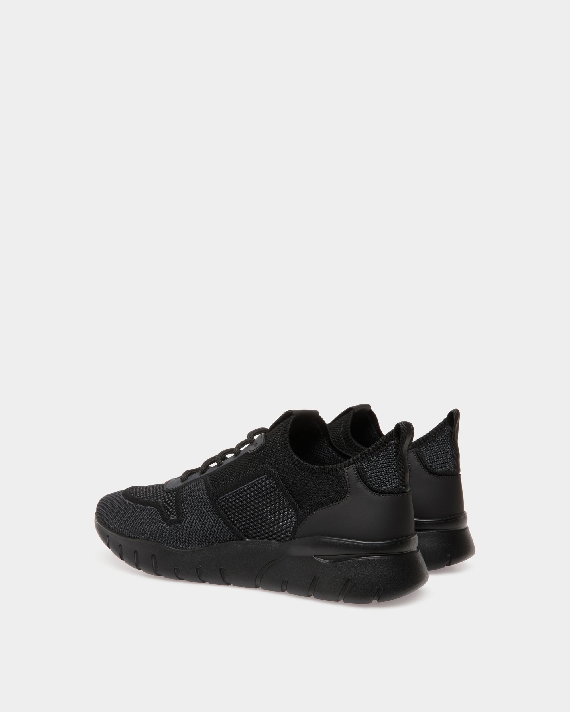 Sneaker In Black Mix Polyester - Men's - Bally - 03