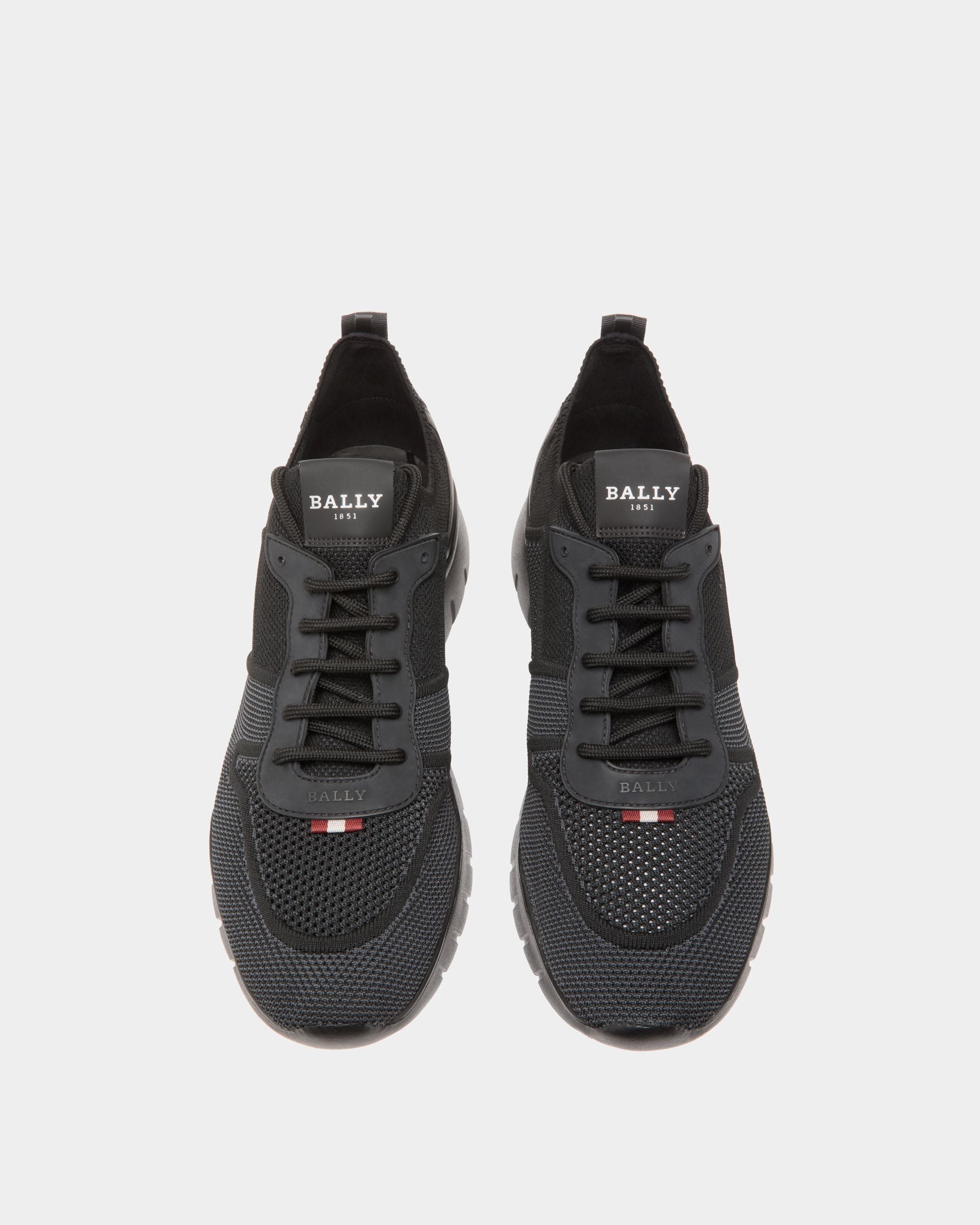 Sneaker In Black Mix Polyester - Men's - Bally - 04