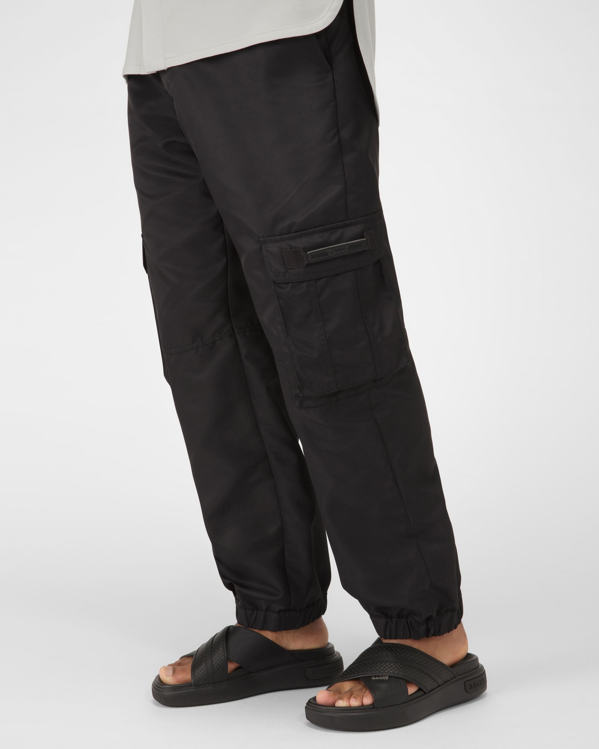 Jarko Leather Sandals In Black - Men's - Bally - 02