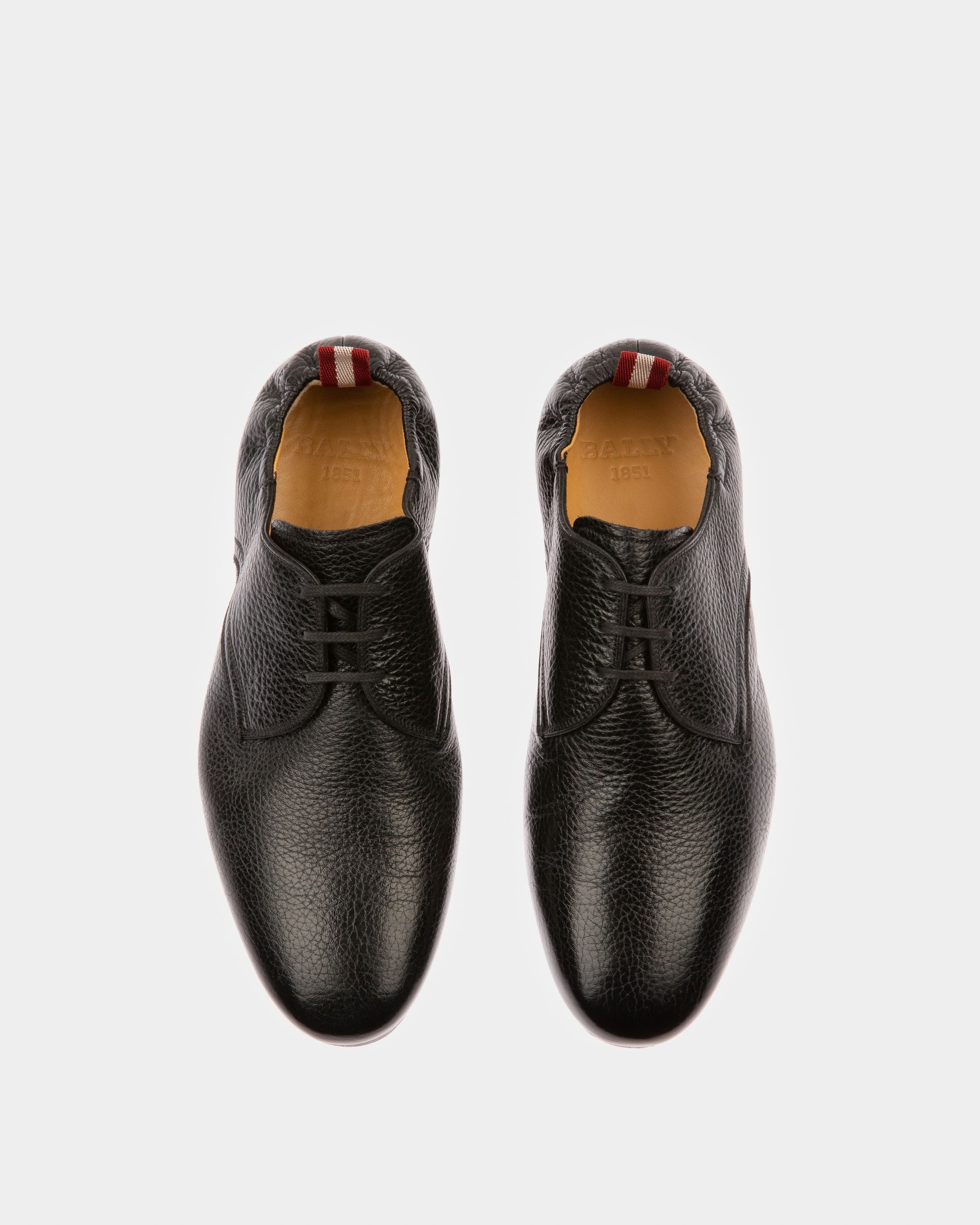 Plizard Zapatos De Estilo Derby En Piel De Color Negro - Hombre - Bally - 02