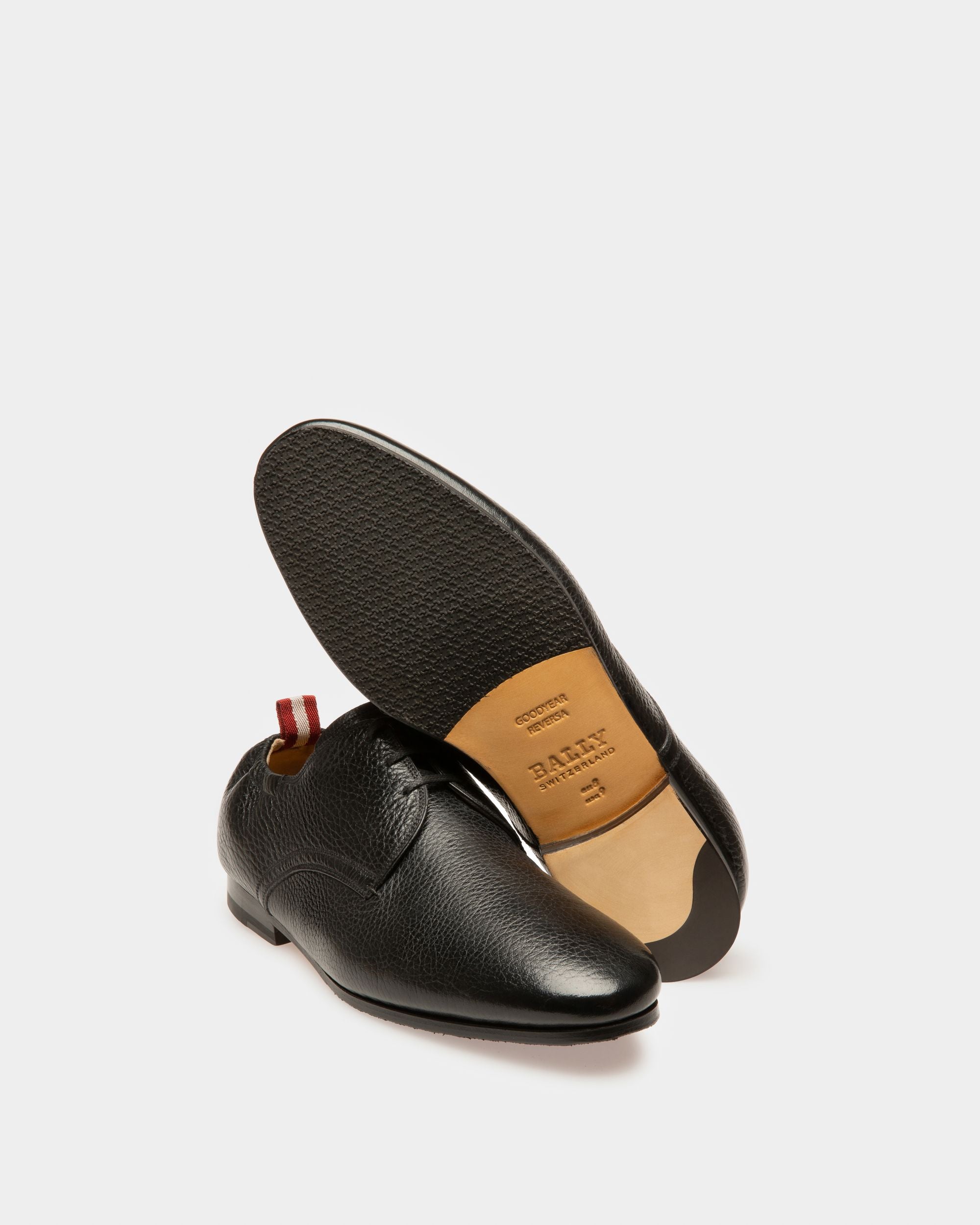 Plizard Zapatos De Estilo Derby En Piel De Color Negro - Hombre - Bally - 04